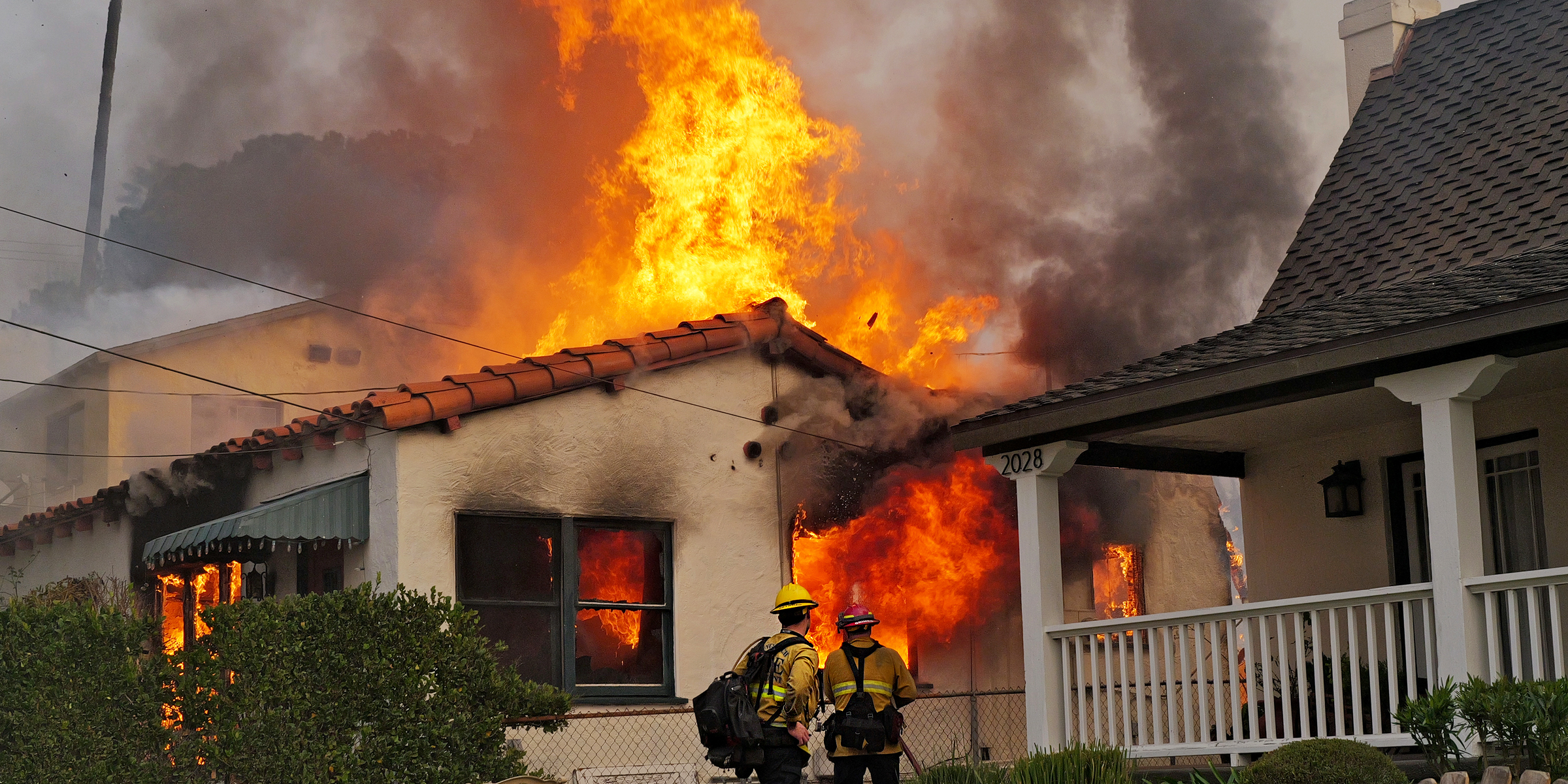 A house on fire | Source: Getty Images