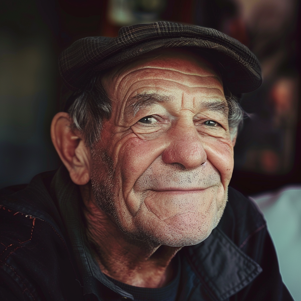 A smiling older man | Source: Midjourney