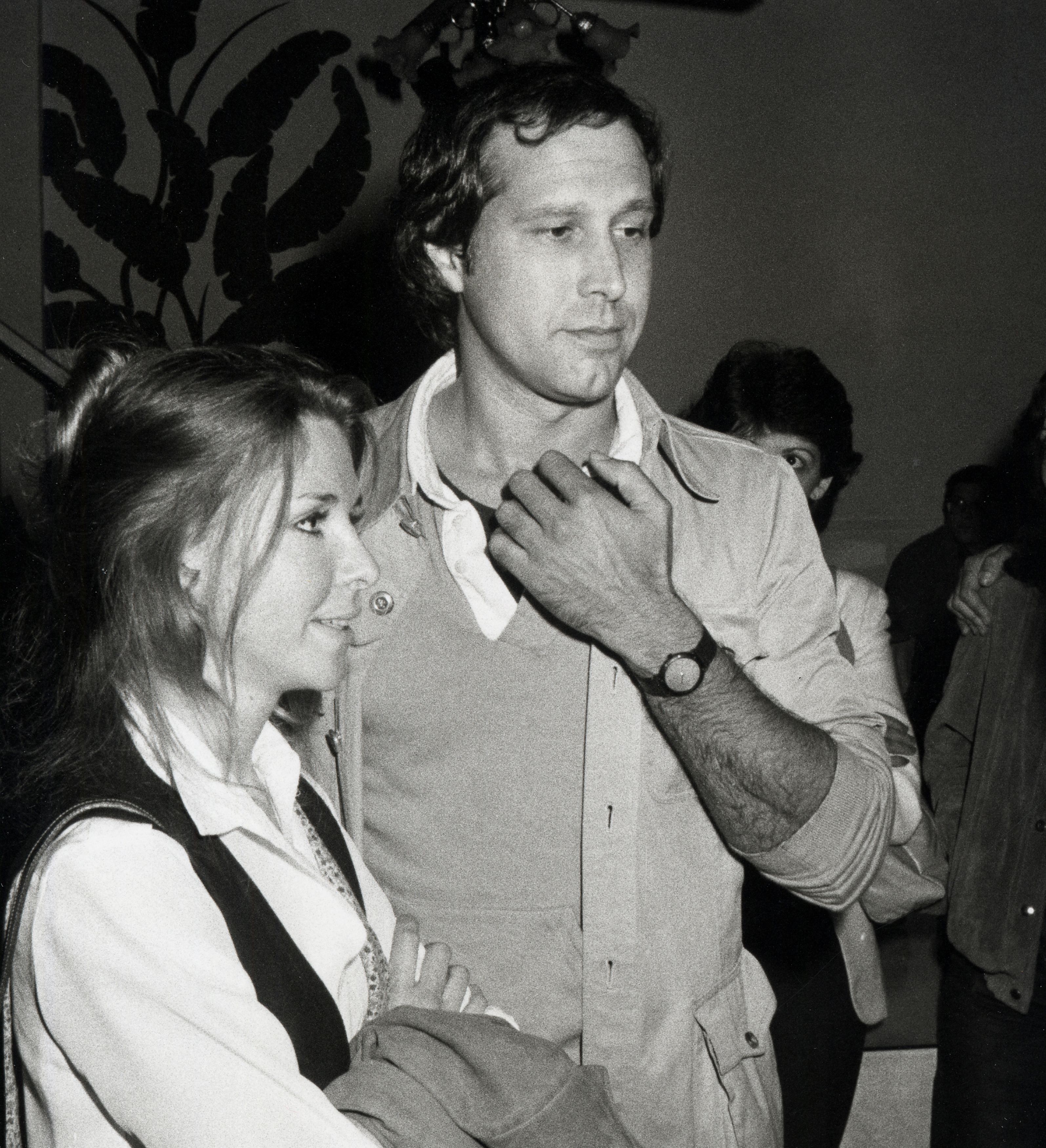 Jayni Chase and Chevy Chase at The Improv in Los Angeles. | Source: Getty Images