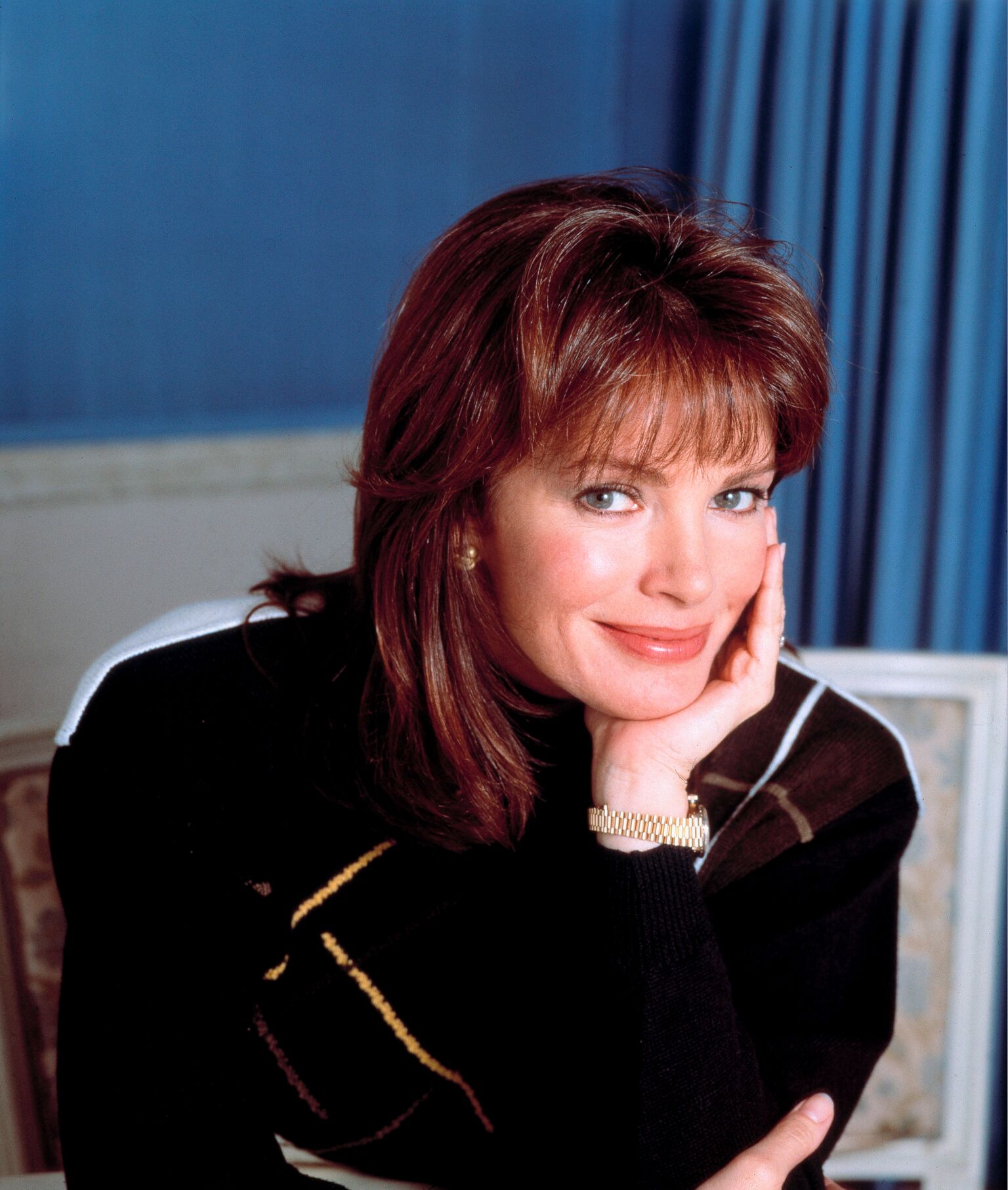 Jaclyn Smith, portrait, London, January 1988