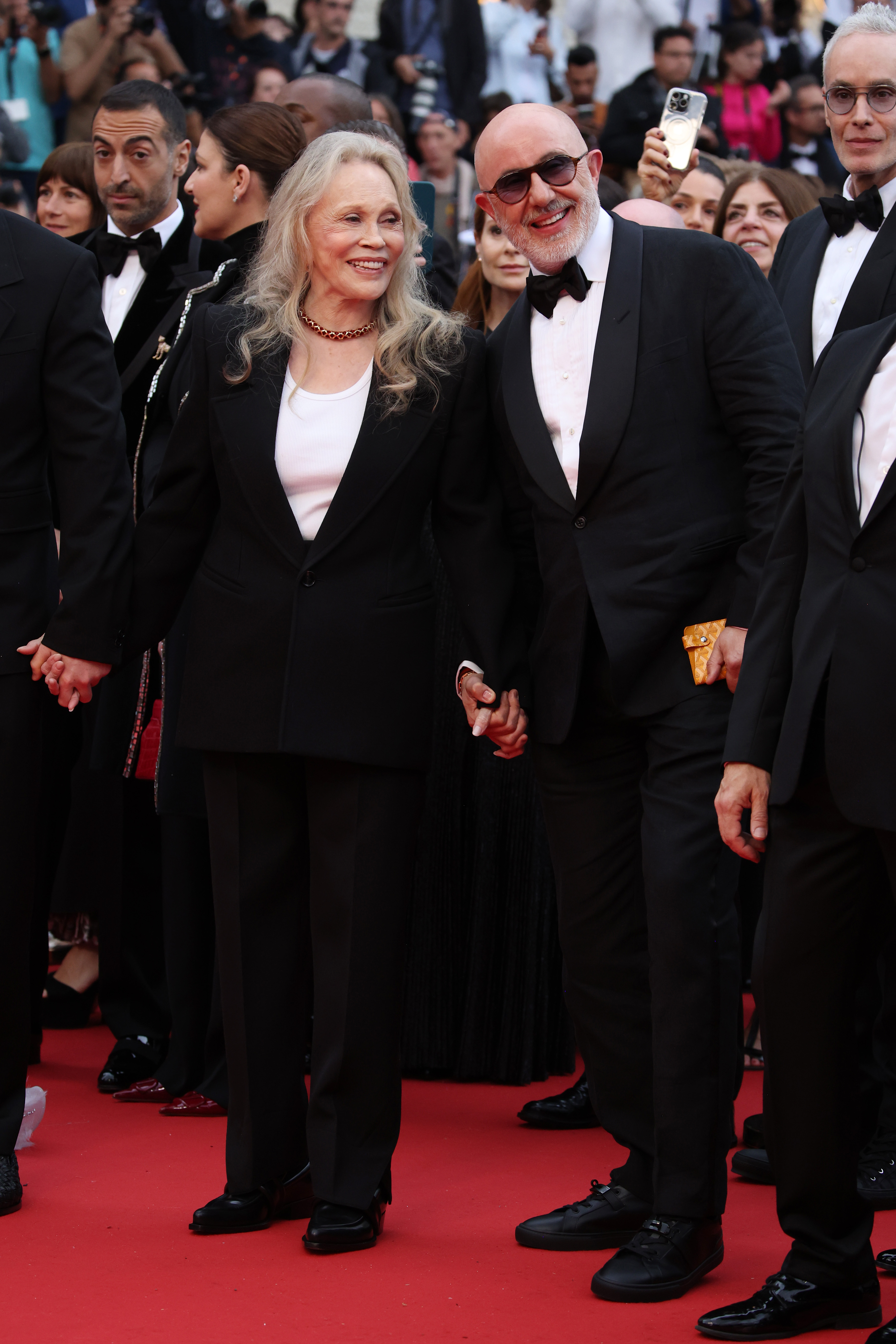 Faye Dunaway (left) at the 77th annual Cannes Film Festival on May 15, 2024 | Source: Getty Images