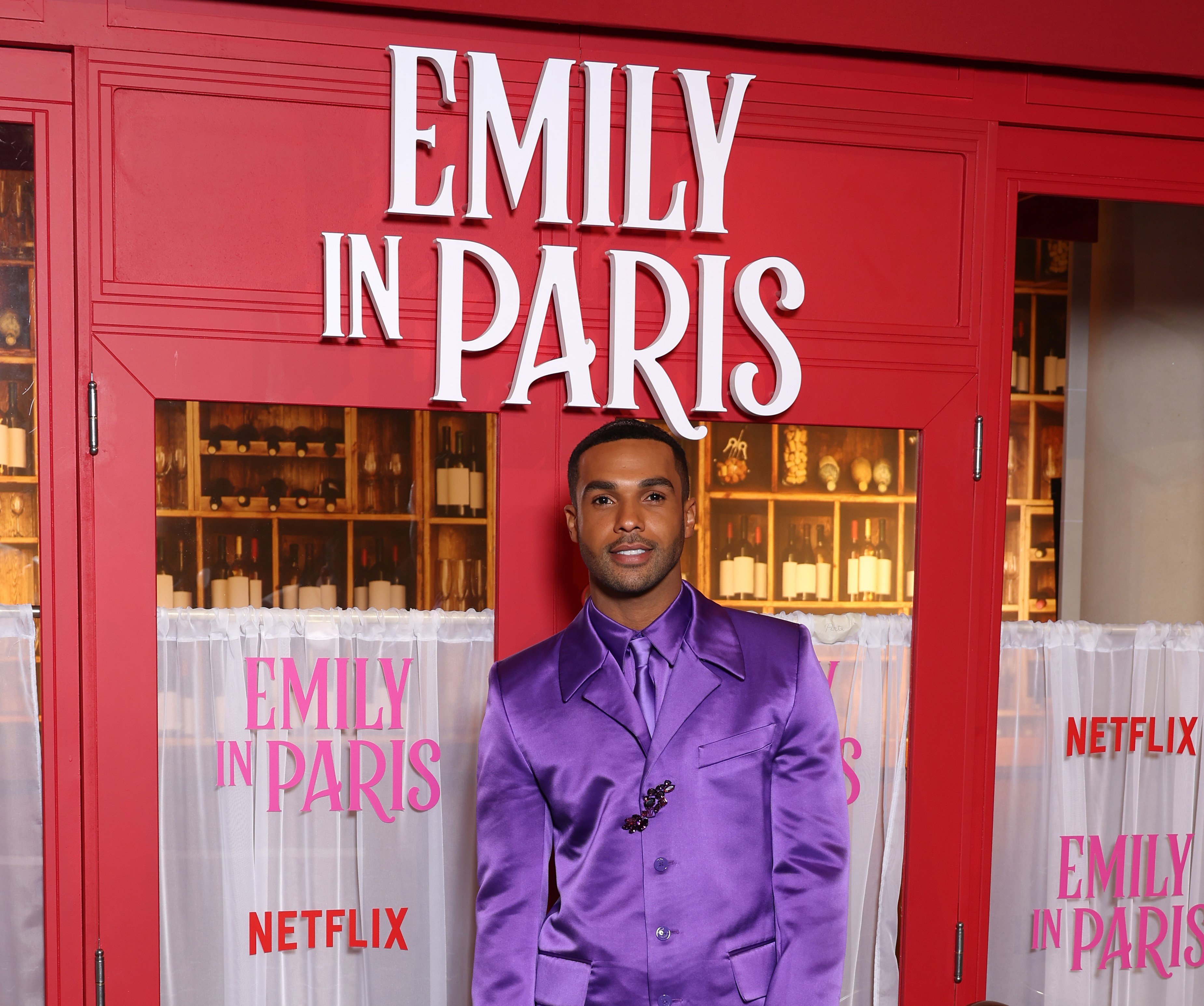 Lucien Laviscount at the "Emily In Paris" Season 3 world premiere at Theatre Des Champs Elysees in Paris, France, December 06, 2022. | Source: Getty Images