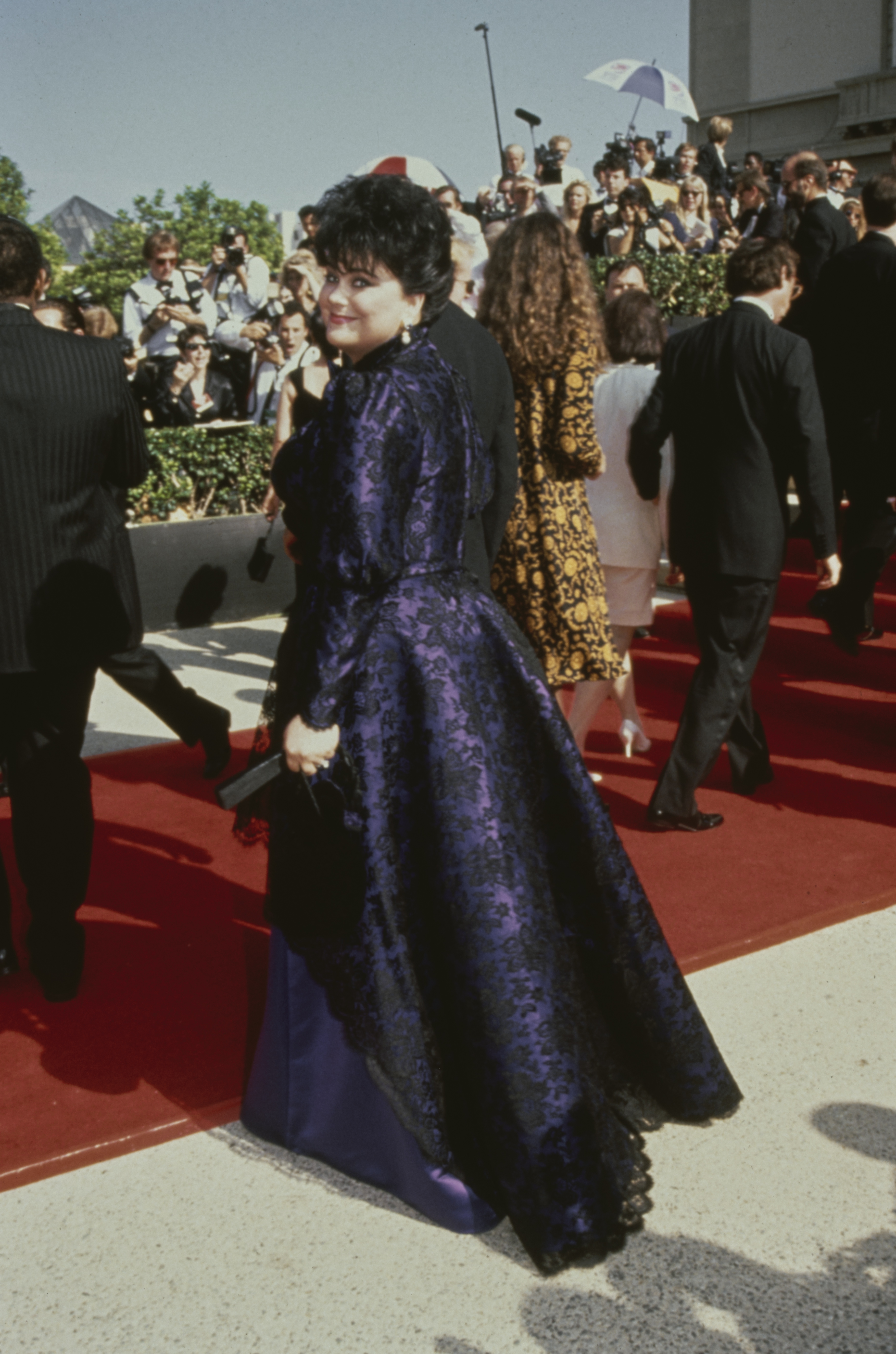 Delta Burke at the 43rd Annual Primetime Emmy Awards, held at the Pasadena Civic Auditorium in Pasadena, California, August 25, 1991 | Source: Getty Images
