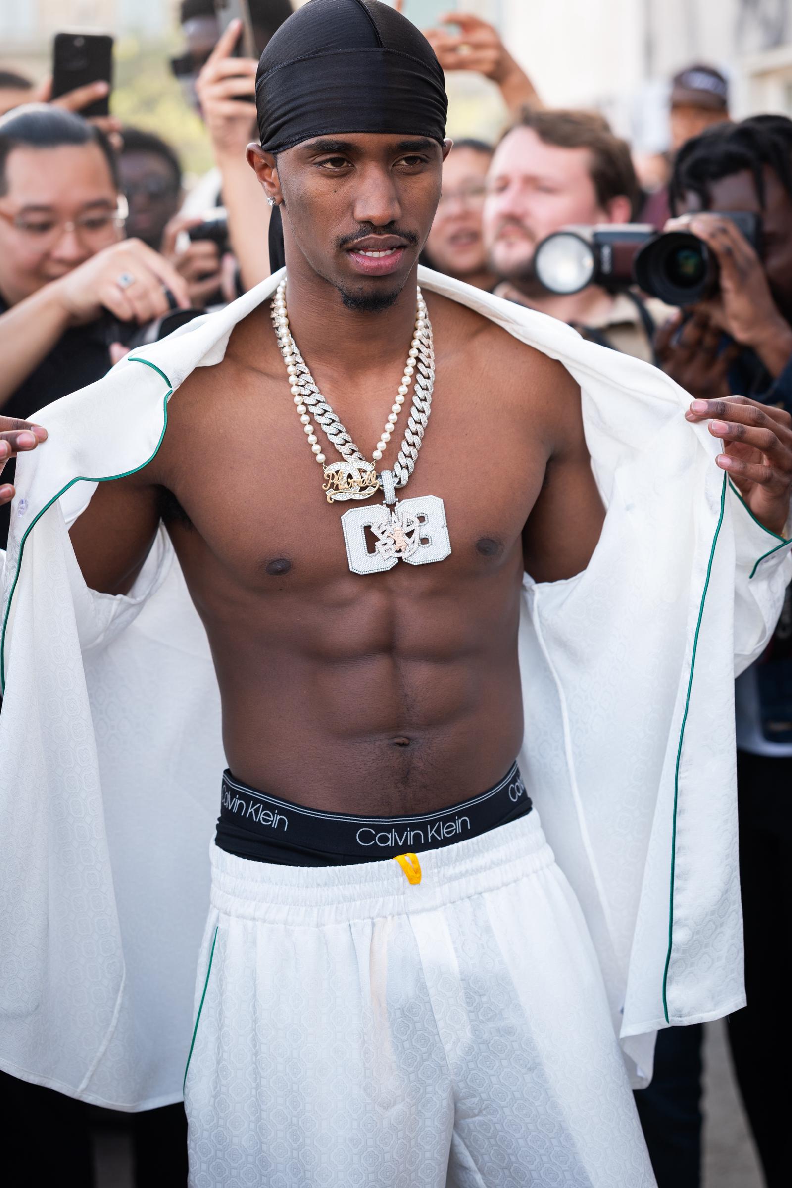 Christian Combs poses outside Casablanca on October 1, 2023, in Paris, France. | Source: Getty Images