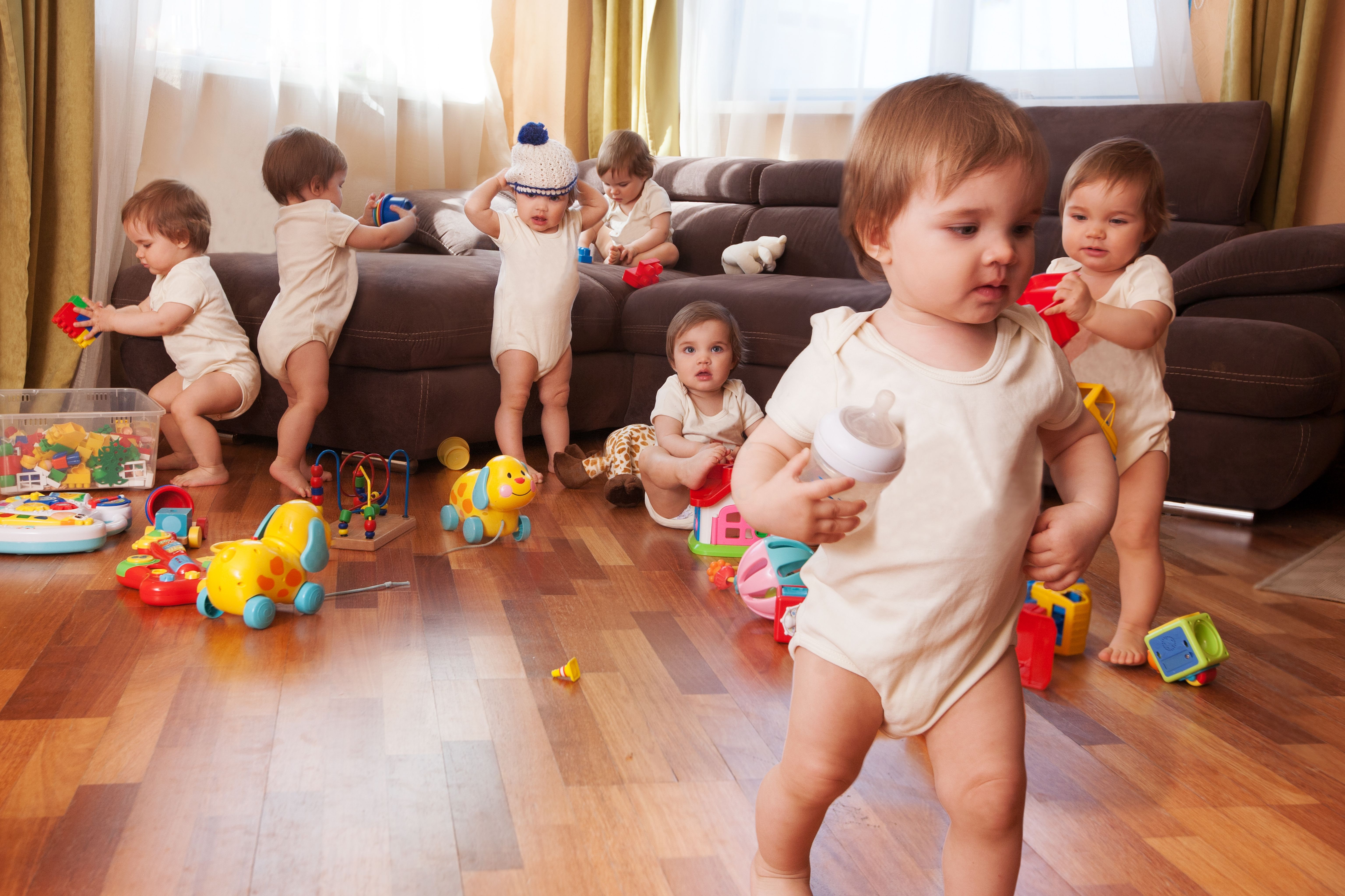 Many toddlers playing | Source: Shutterstock