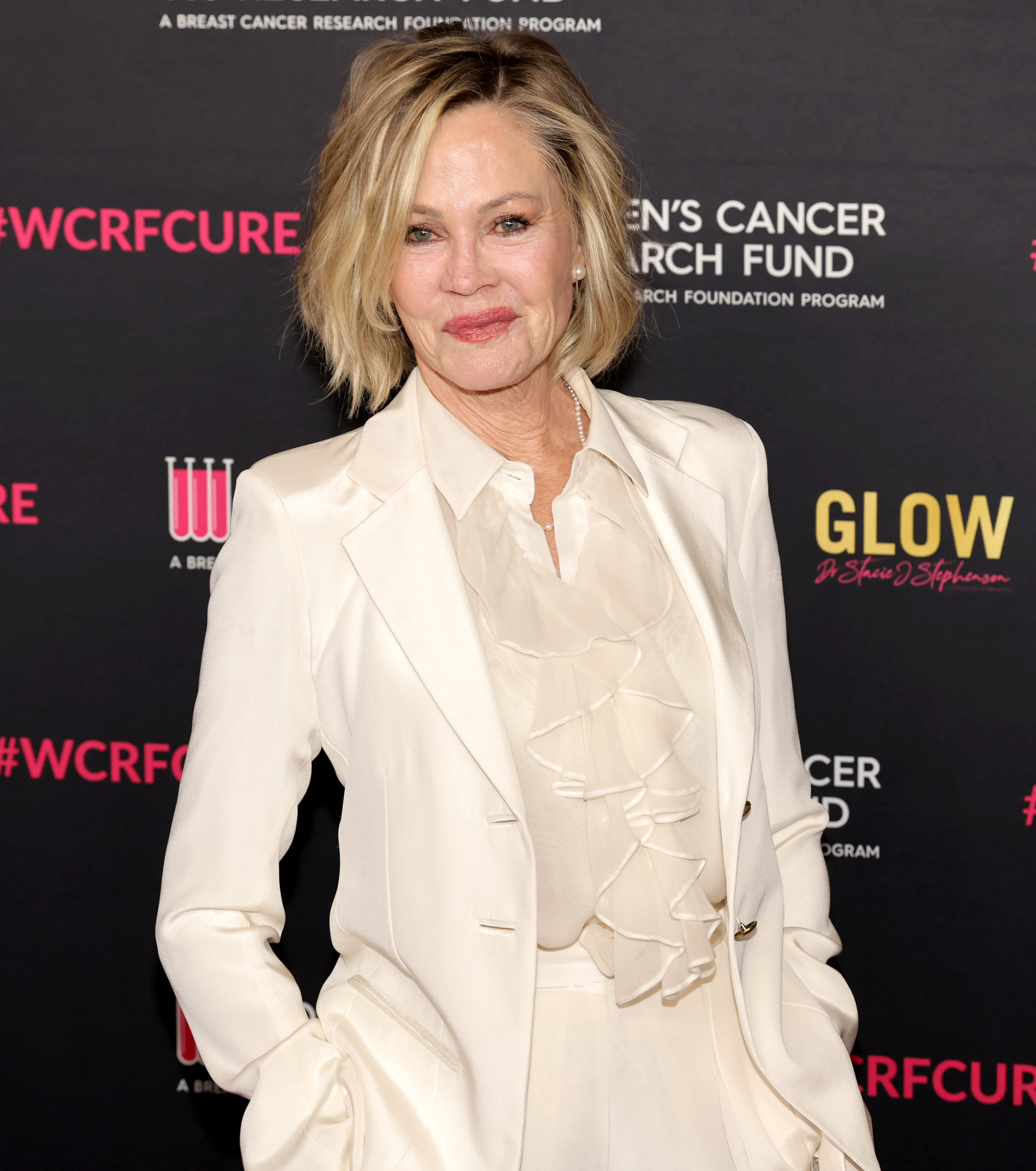 Melanie Griffith at "An Unforgettable Evening" Benefiting The Woman's Cancer Research Fund at Beverly Wilshire on April 10, 2024 in Beverly Hills, California. | Source: Getty Images