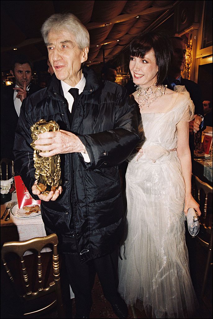 Alain Resnais et Sabine Azema aux Césars | Photo : Getty Images