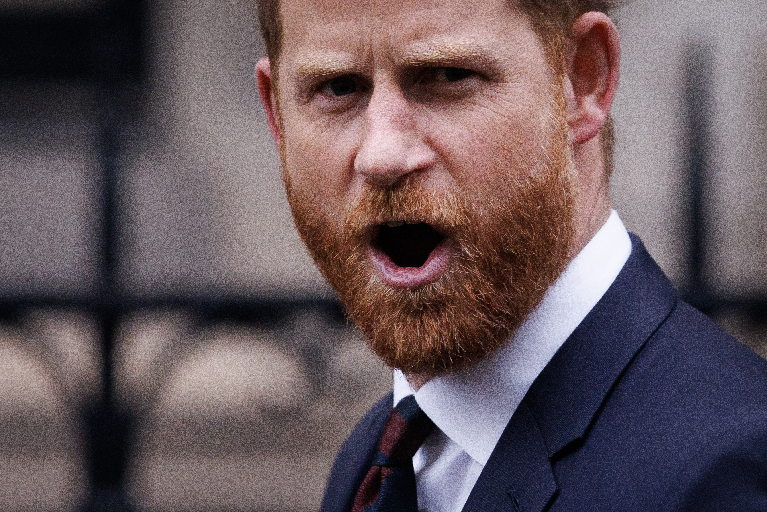 Prince Harry departs from a court case against Associated Newspapers Ltd at The Royal Courts of Justice on January 21, 2026 in London, England | Source: Getty Images