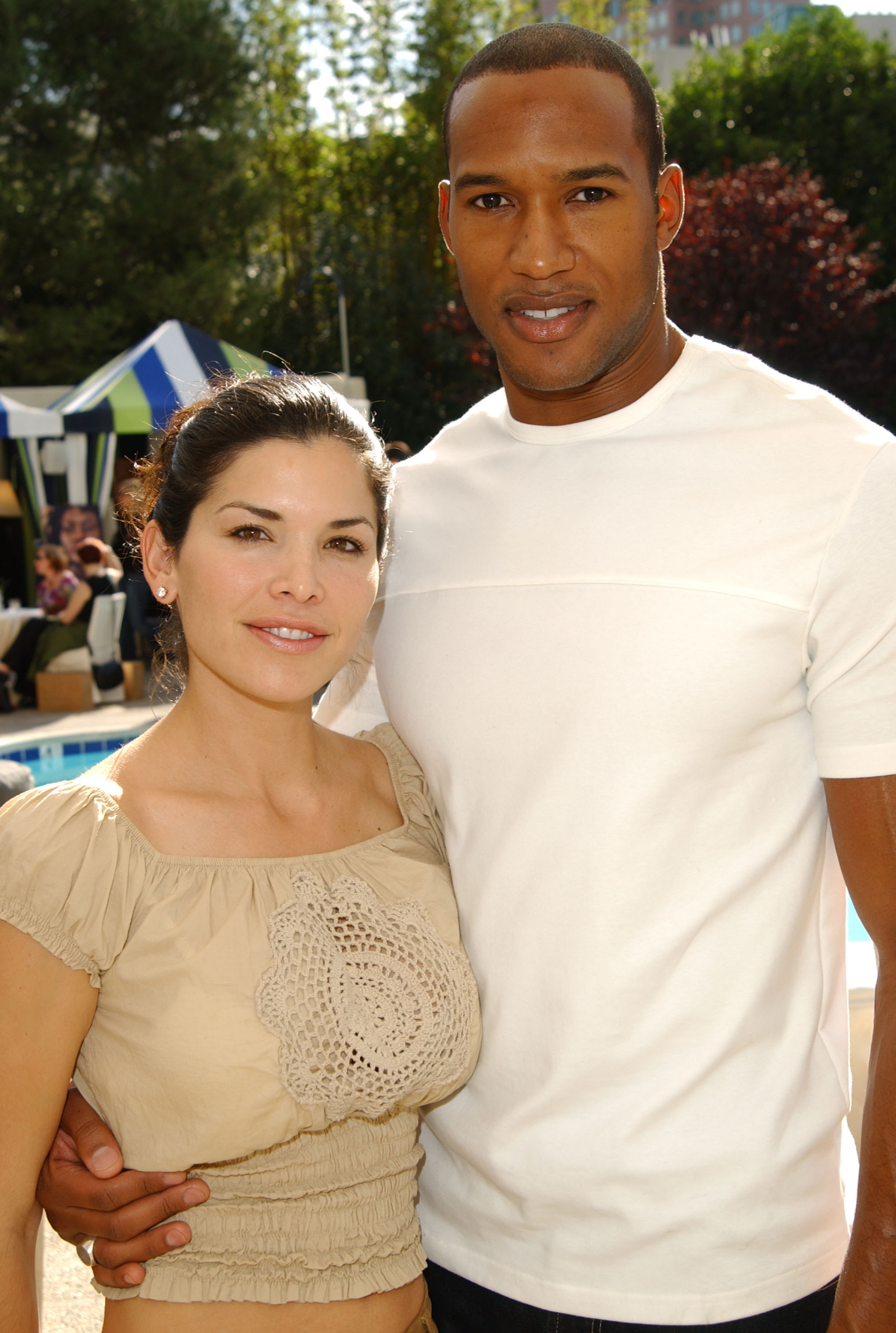 Lauren Sánchez and Henry Simmons at The 2nd Annual Danny Seo's SuperNatural Super Suite event on November 16, 2002, in Westwood, California. | Source: Getty Images