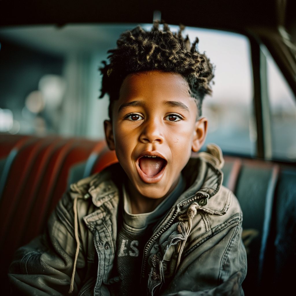 A surprised boy | Source: Midjourney
