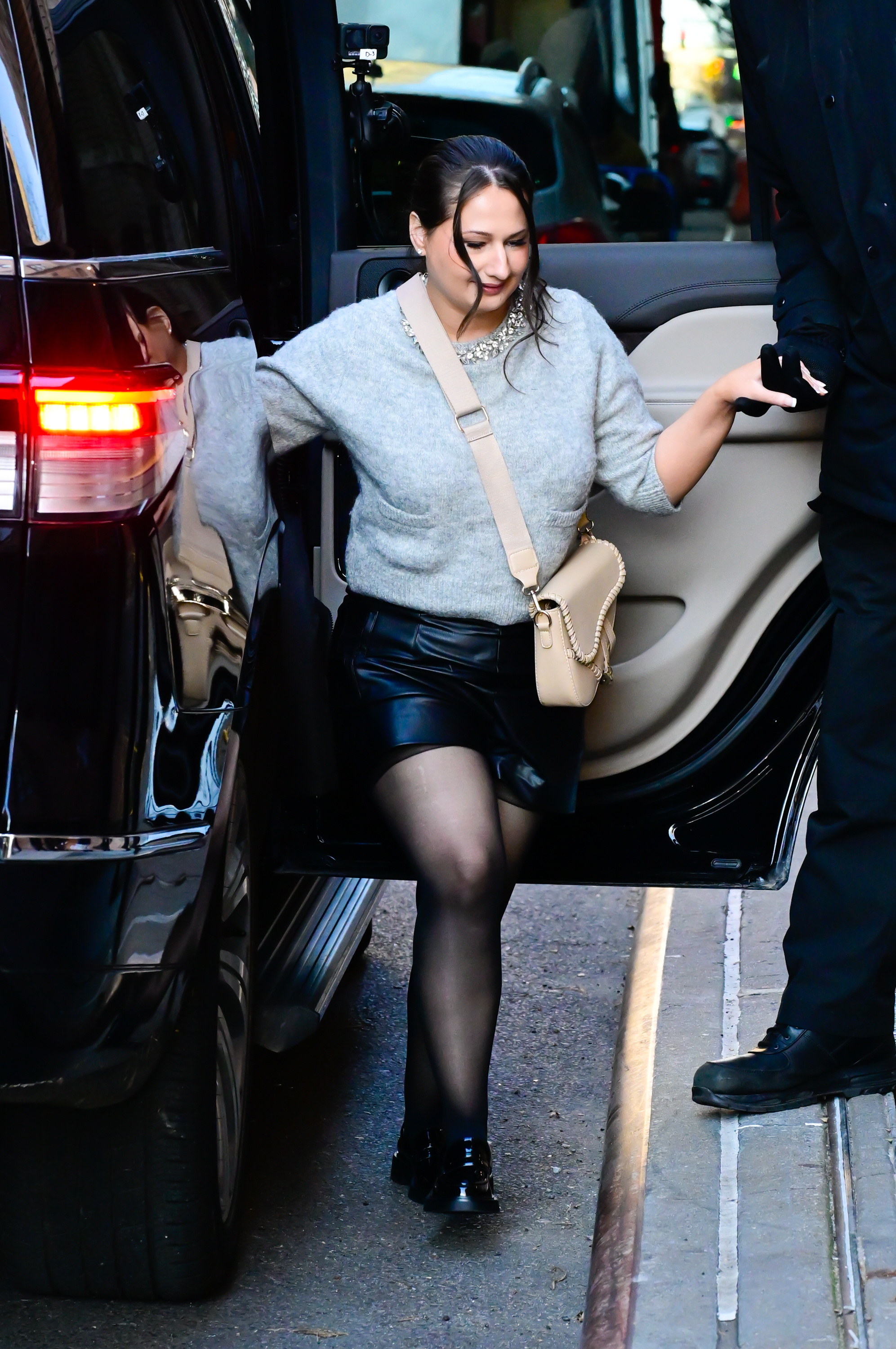 Gypsy Rose Blanchard is seen in New York City on January 5, 2024 | Source: Getty Images