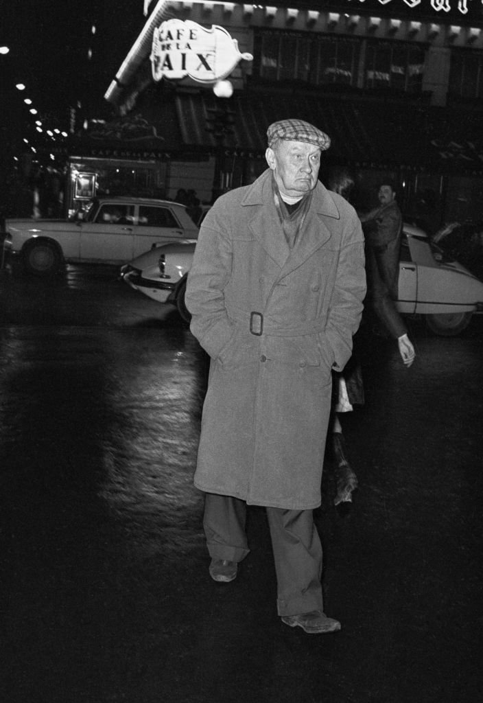 Léon Smet, father of Johnny Hallyday in Paris in January 1967, France.  І Source: Getty Images