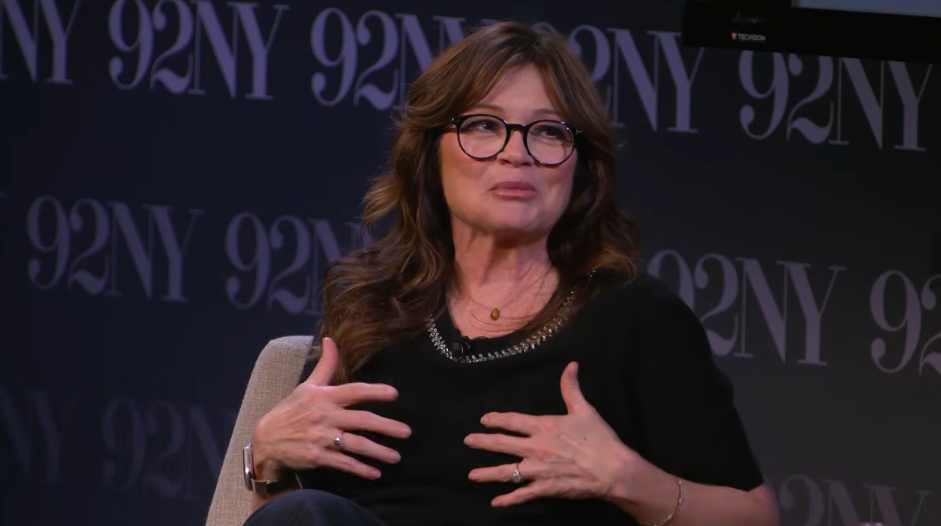 Valerie Bertinelli talking about her new book with Drew Barrymore on March 24, 2026 | Source: YouTube/The 92nd Street Y, New York