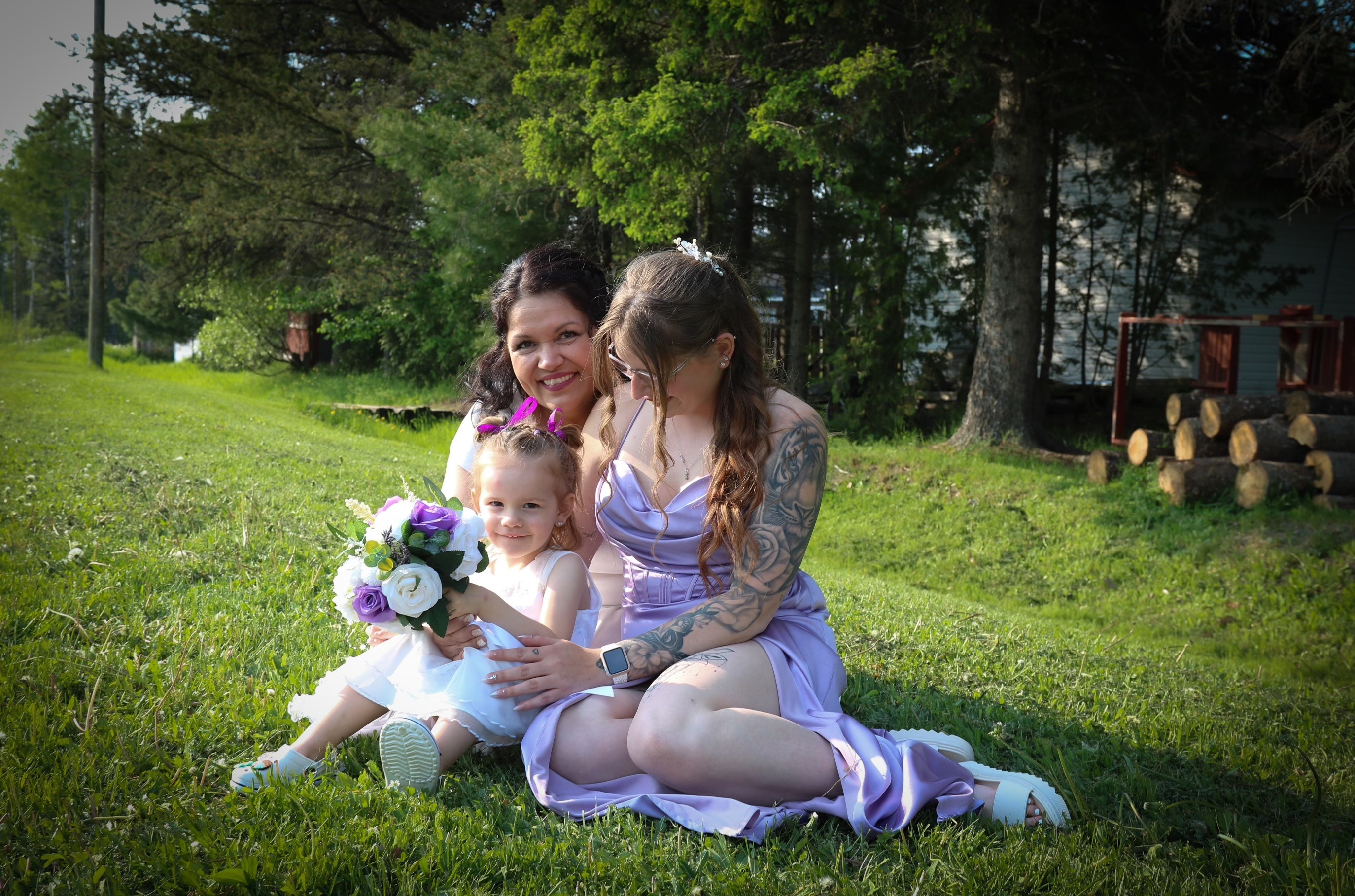 Solange Tremblay with her family | Source: GoFundMe