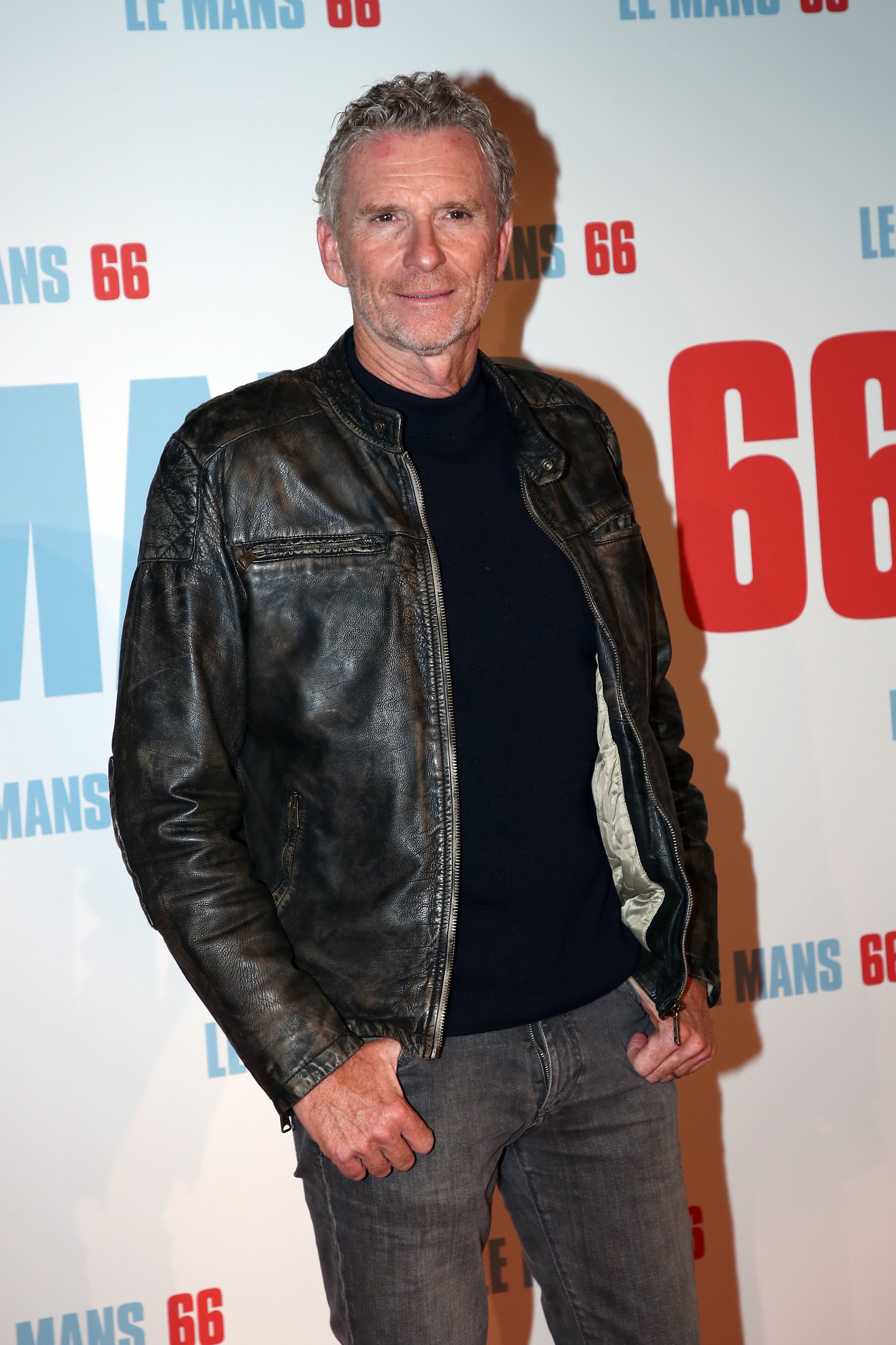 Denis Brogniart watches the premiere of the film 