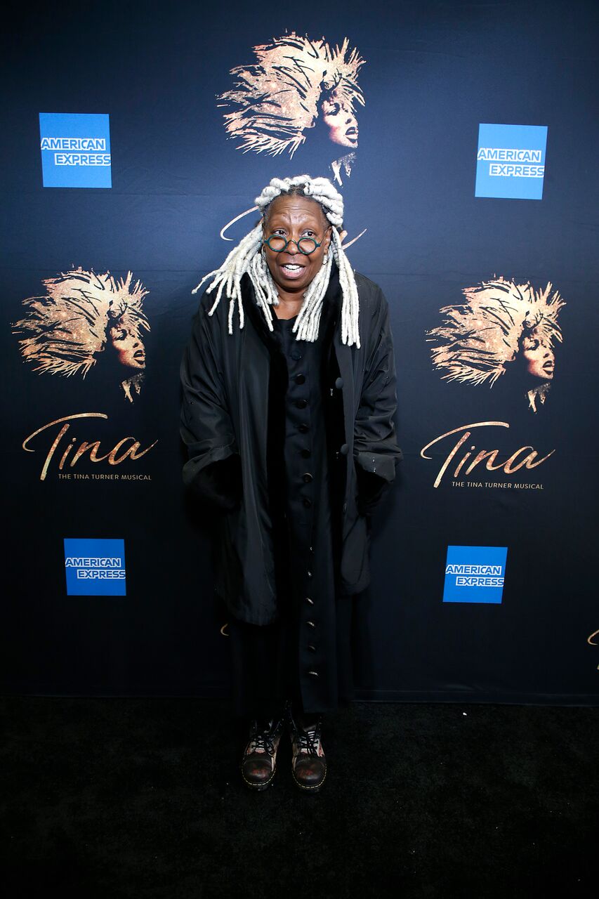 Whoopi Goldberg at the premier for the musical "Tina" | Photo: Getty Images