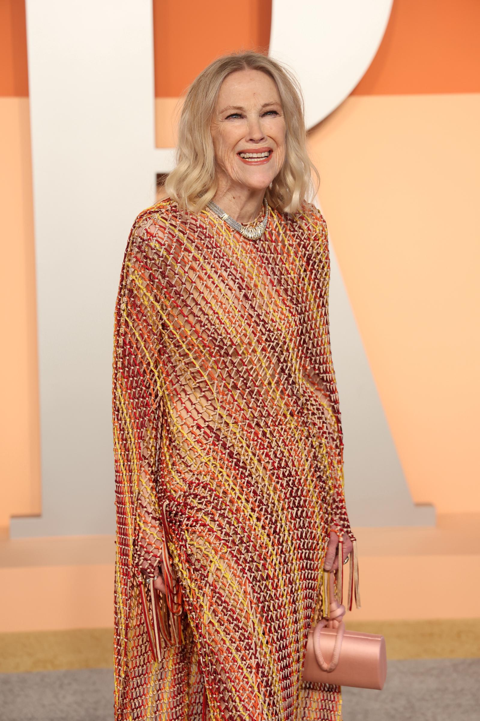 Catherine O'Hara attends the 2025 Vanity Fair Oscar Party, in Beverly Hills, California, on March 2, 2025 | Source: Getty Images