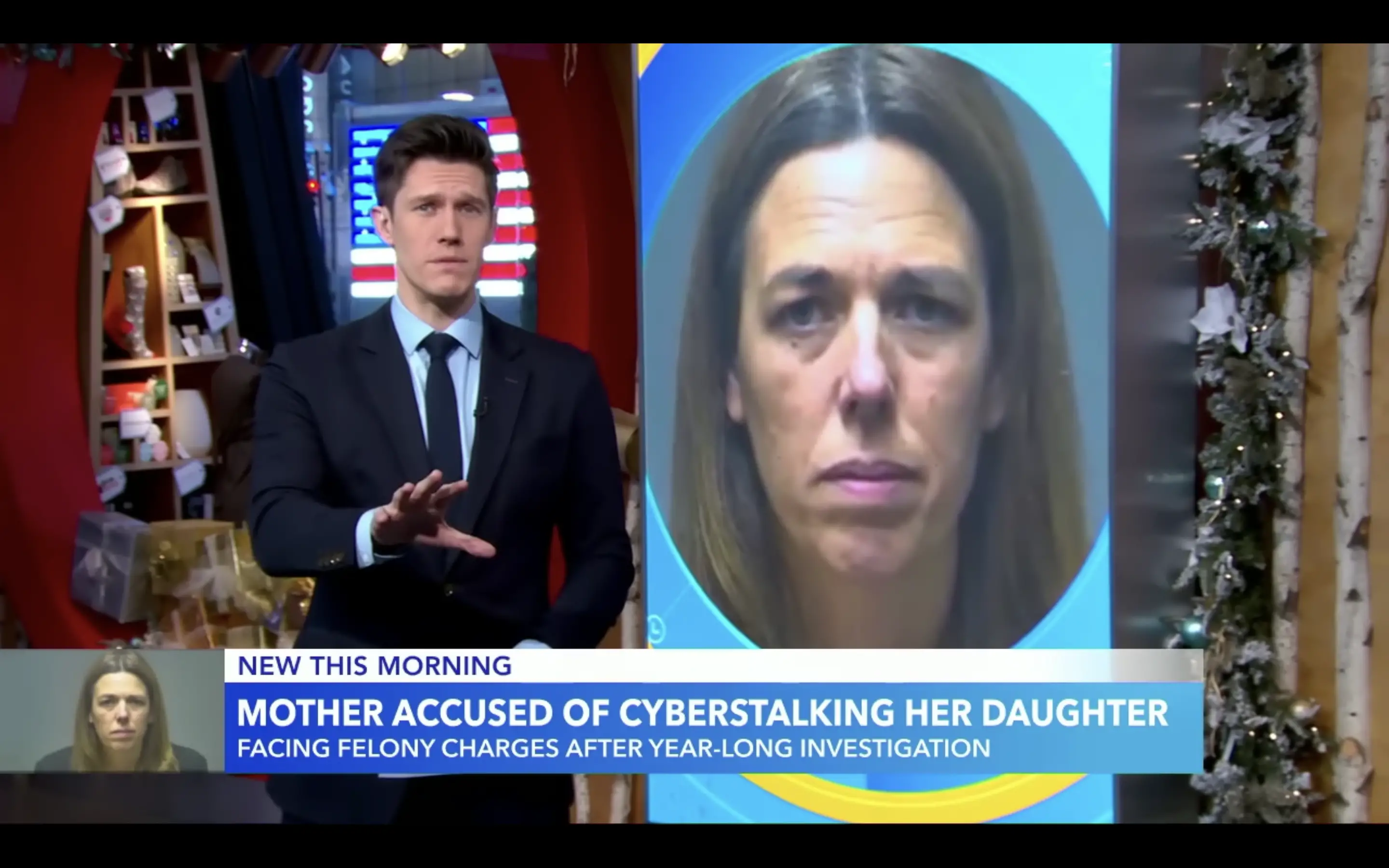 A report on Kendra Gail Licari's case of catfishing and cyberbullying her own child on December 19, 2022 | Source: YouTube/Good Morning America