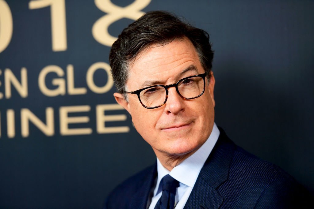 Stephen Colbert arrives for the Showtime Golden Globe Nominees Celebration at Sunset Tower on January 6, 2018 | Photo: GettyImages