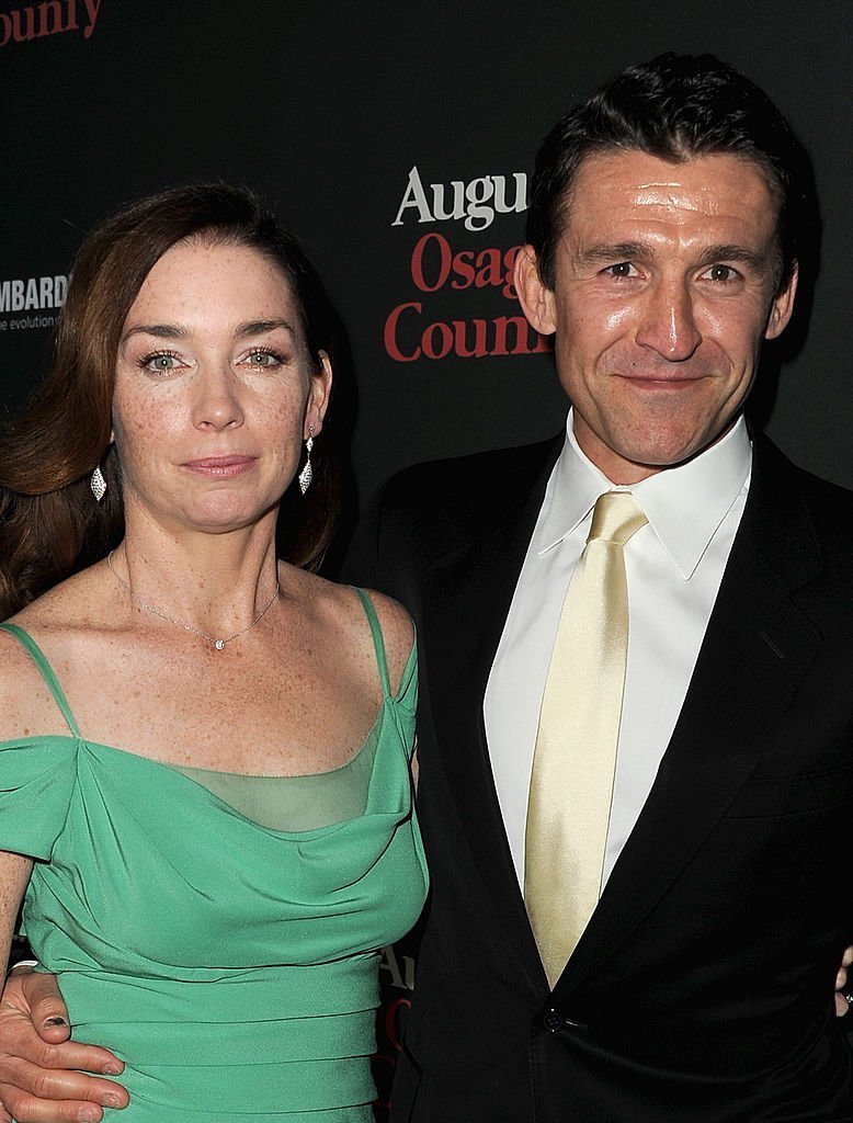 Actress Julianne Nicholson (L) and Jonathan Cake attend the Premiere of The Weinstein Company's "August: Osage County" | Getty Images