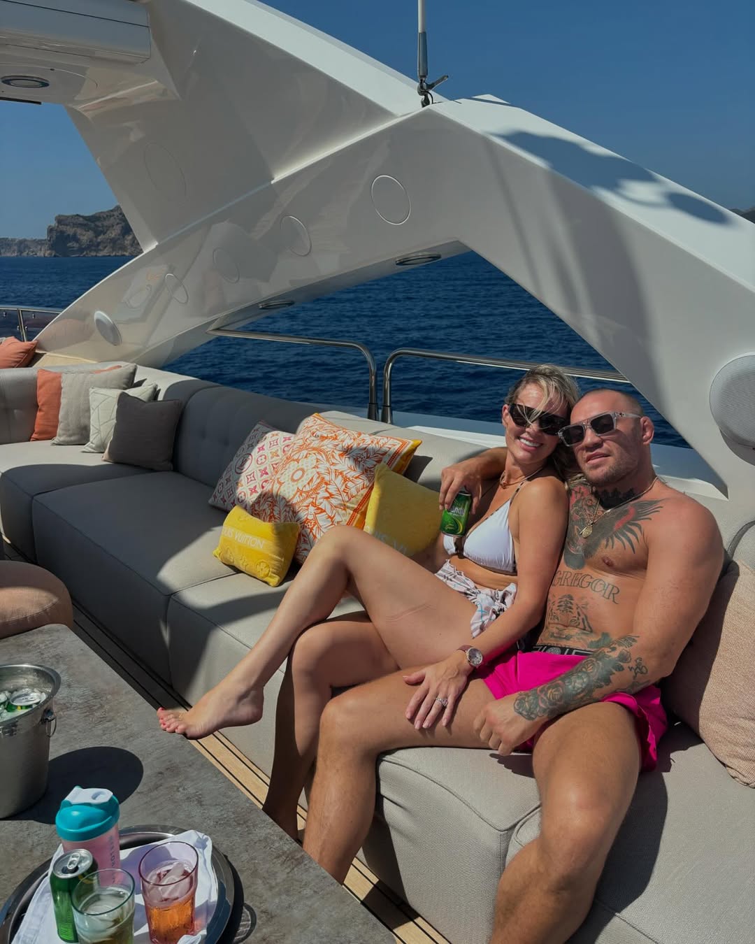 Dee Devlin and Conor McGregor from a post dated August 9, 2024. | Source: Instagram/thenotoriousmma