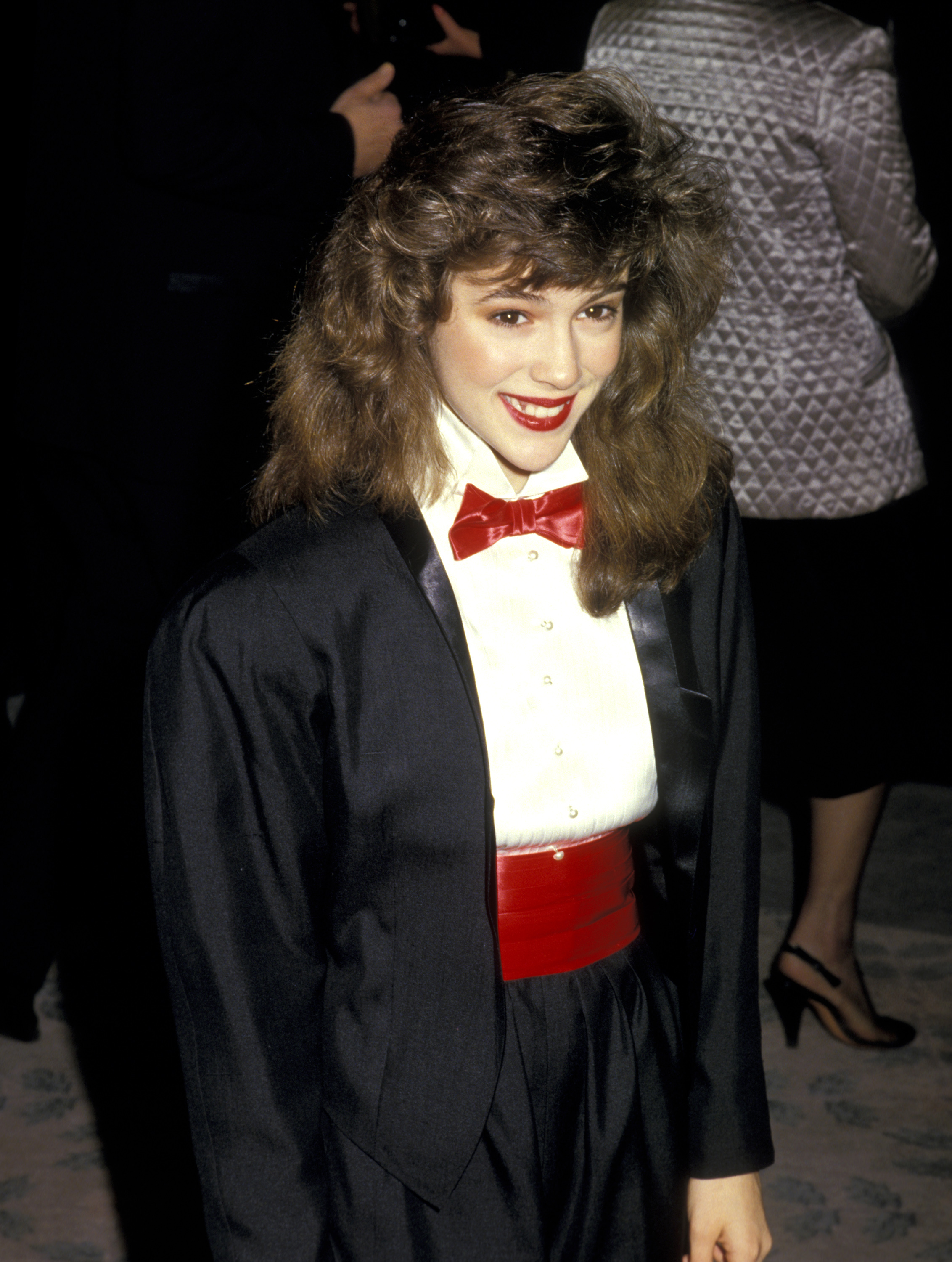 Alyssa Milano on The 44th Annual Golden Globe Awards, on January 31, 1987. | Source: Getty Images