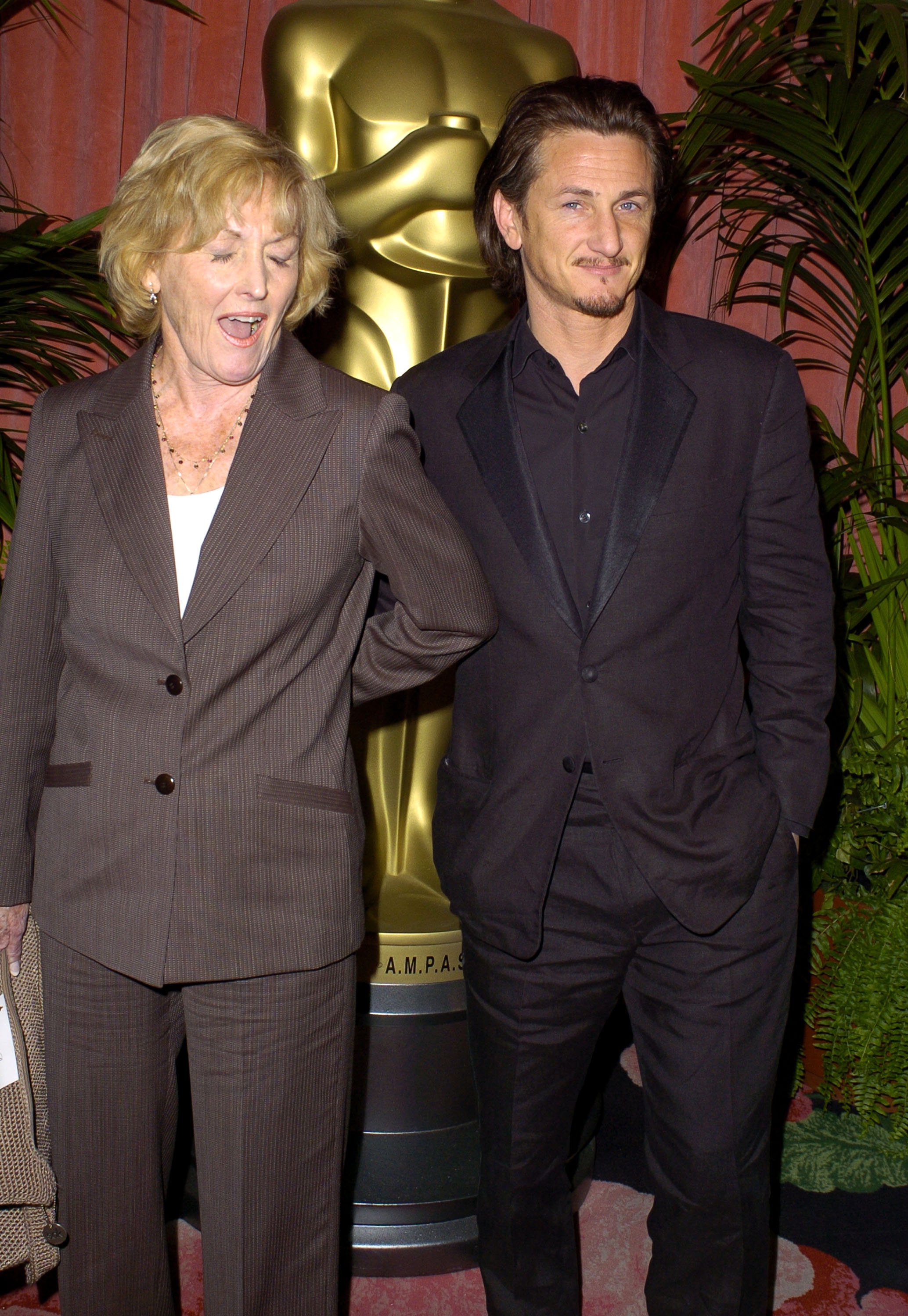 Eileen Ryan and son Sean Penn during The 76th Annual Academy Awards Nominees Luncheon at Beverly Hilton Hotel in Beverly Hills, California, United States. | Source: Getty Images