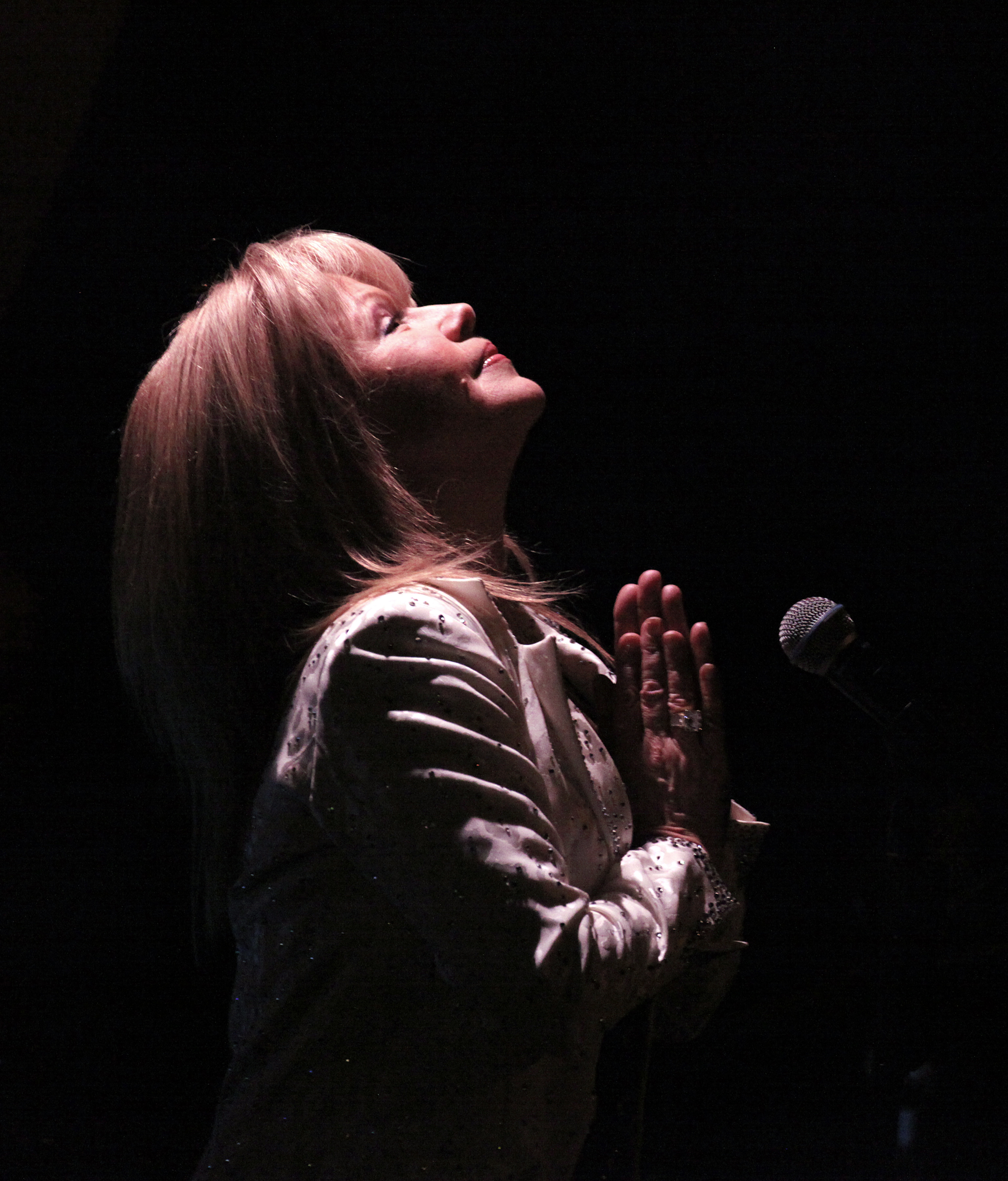 The Hollywood star during her performance at The Metropolitan Room in New York City on February 7, 2013. | Source: Getty Images