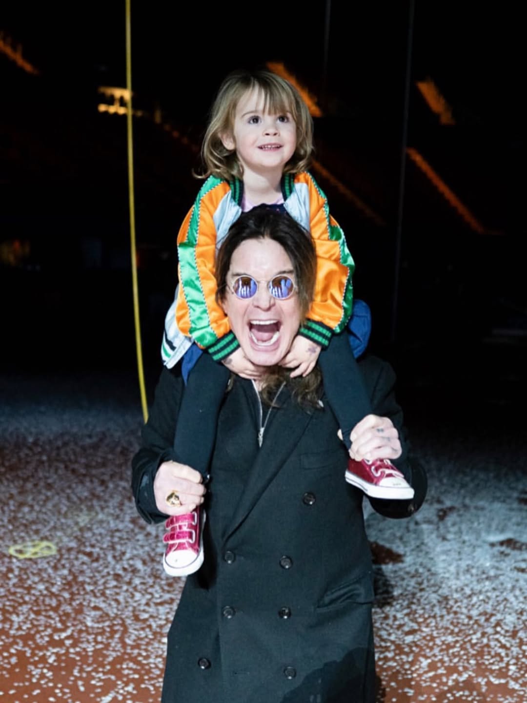 Andy Rose and Ozzy Osbourne from a post dated July 24, 2025. | Source: Instagram/lisastelly