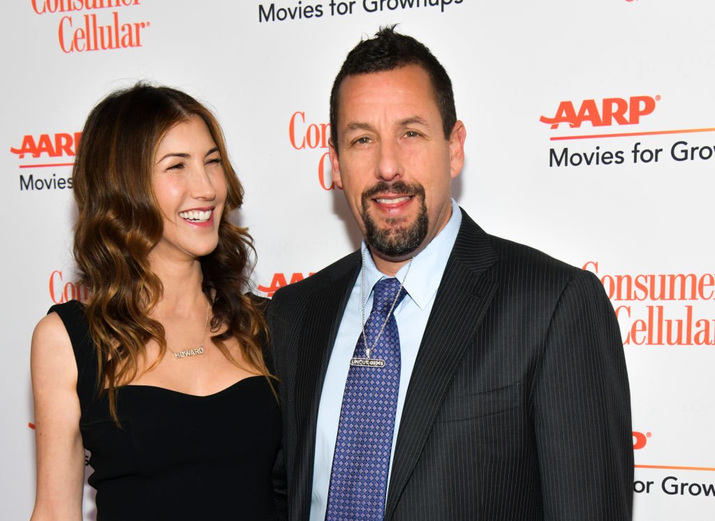 Adam Sandler and Jackie Sandler at the AARP The Magazine's 19th Annual Movies For Grownups Awards on January 11, 2020, in Beverly Hills | Source: Getty Images