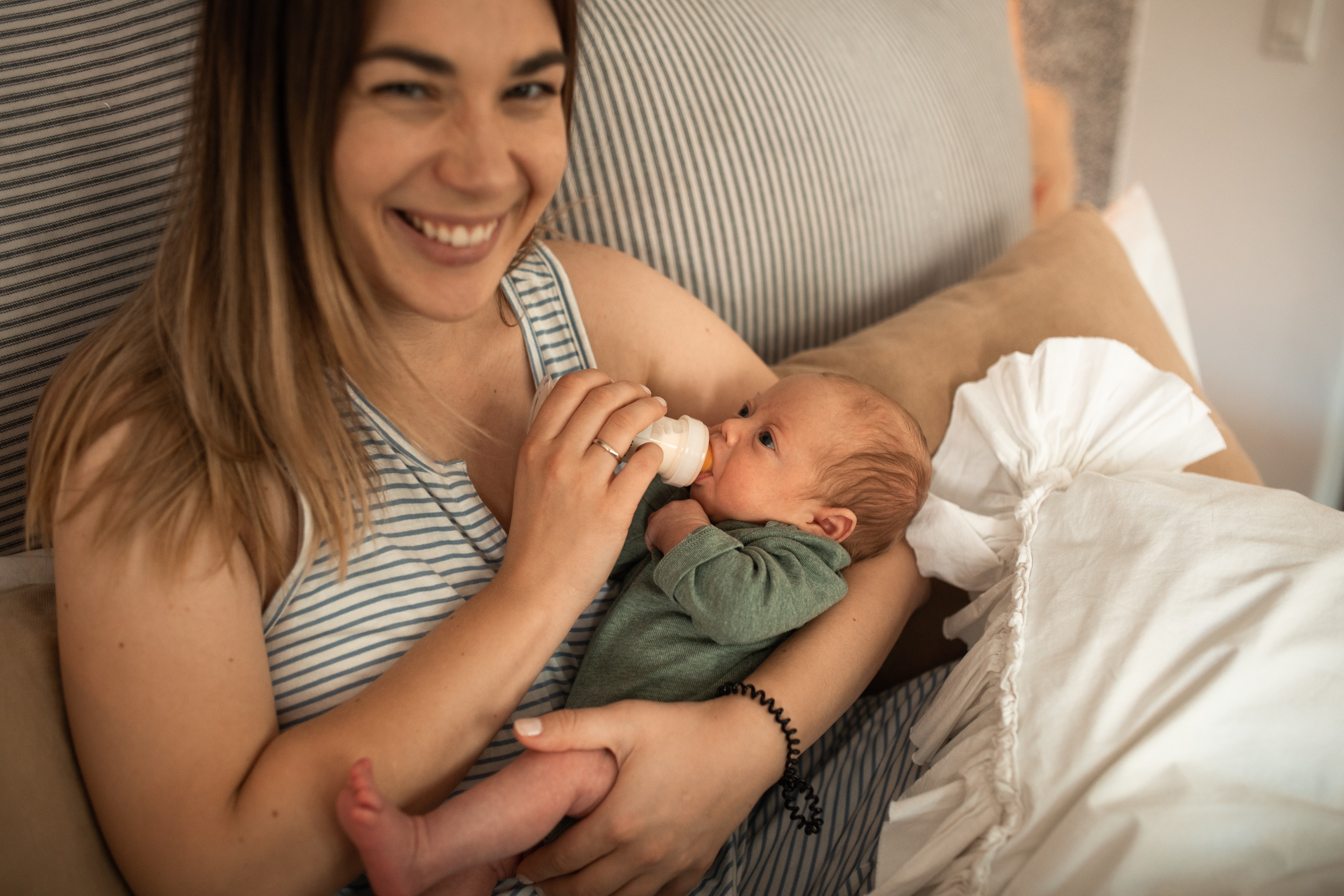 Amanda was relieved to be able to feed her child. | Source: Pexels