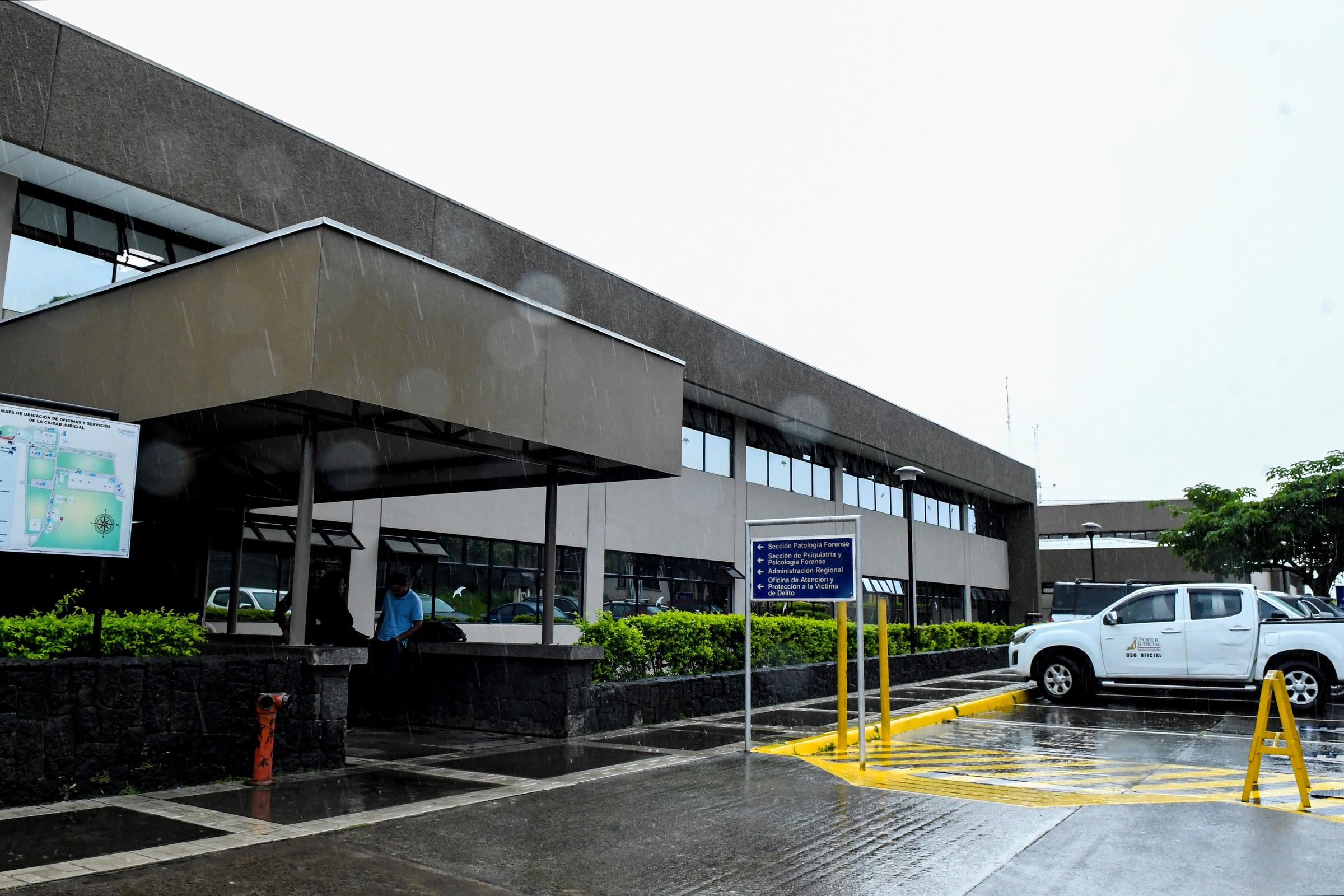 A view of the building of Judicial Investigation Agency (OIJ)'s Judicial Morgue in Heredia, Costa Rica, where Malcolm-Jamal Warner's body remains after drowning on a beach in Limon, on July 22, 2025 | Source: Getty Images