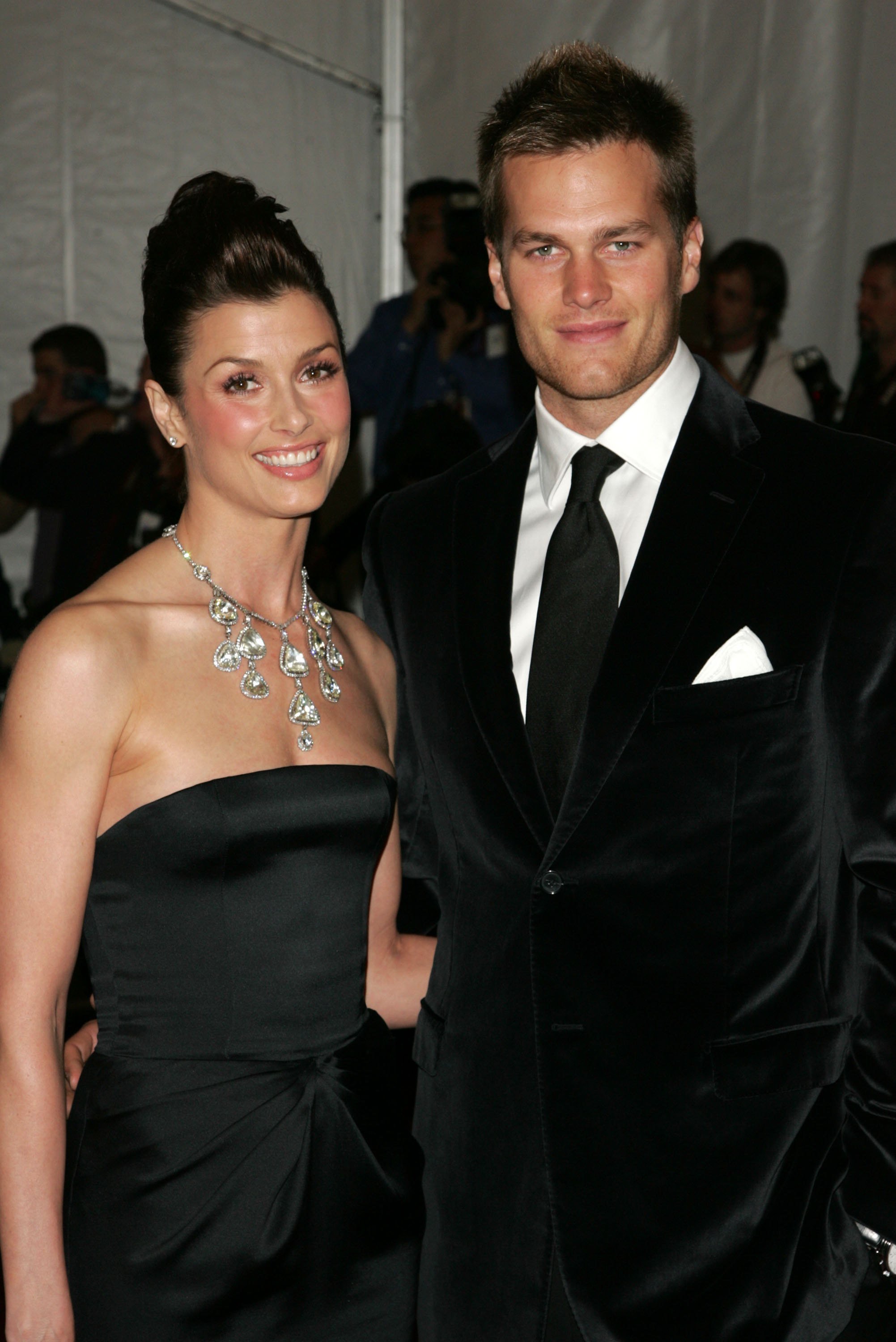 Bridget Moynahan and Tom Brady at the Metropolitan Museum of Art Costume Institute Benefit Gala on May 1, 2006 | Source: Getty Images