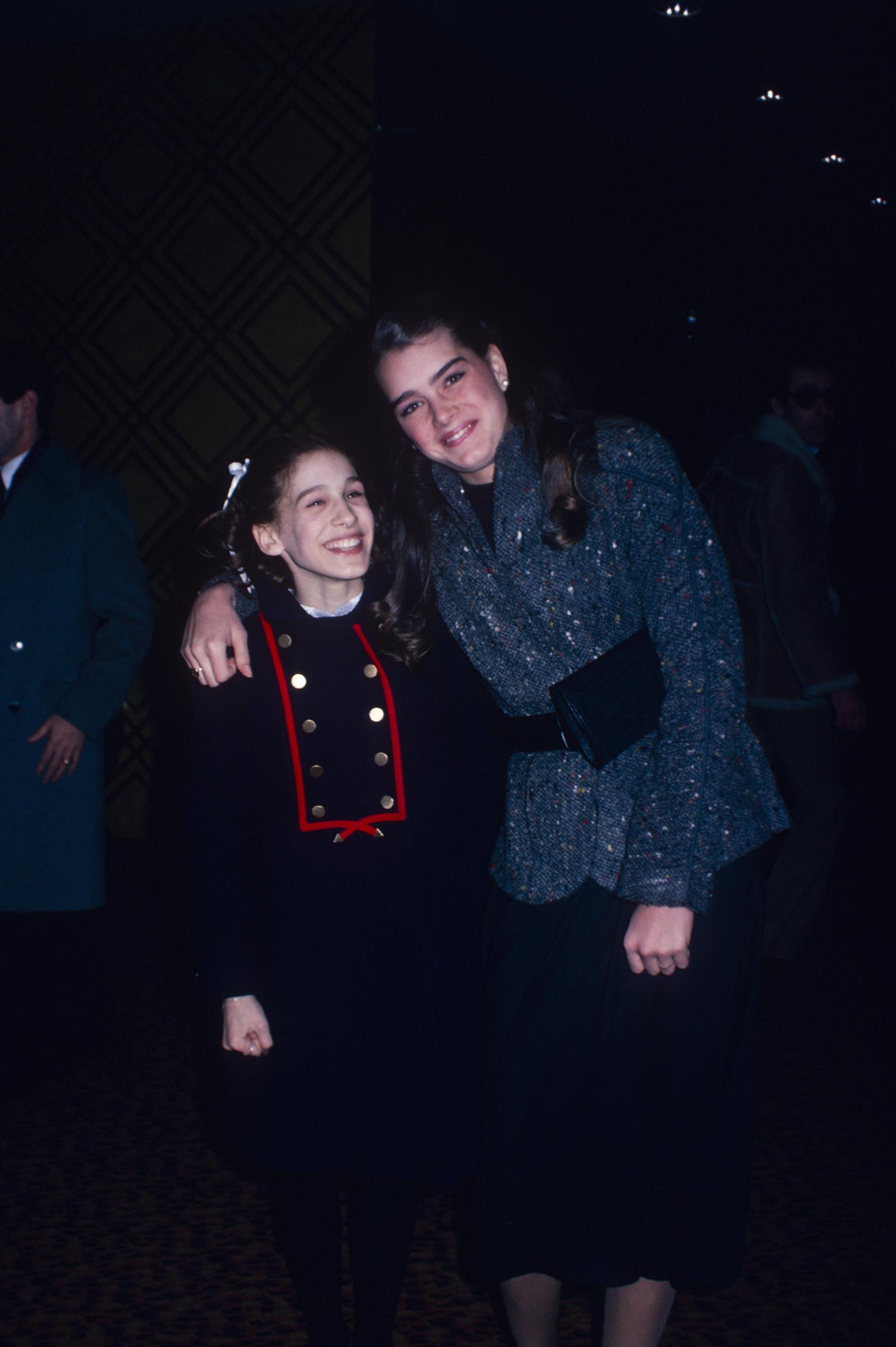 The actress and Brooke Shields pictured on January 1, 1970, in New York City. | Source: Getty Images