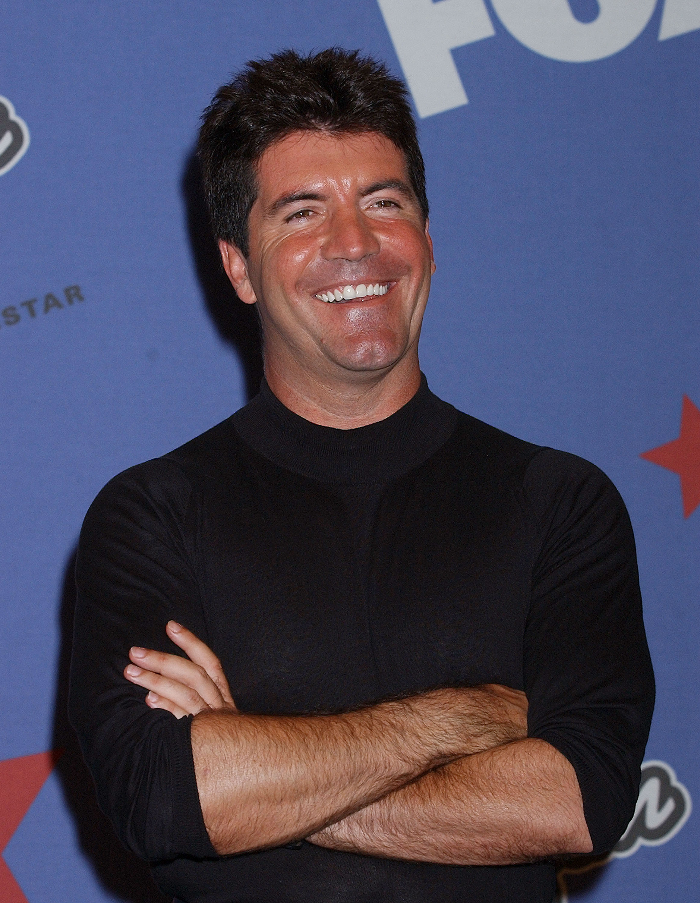 Simon Cowell during the first season finale of "American Idol" on September 3, 2002 | Source: Getty Images