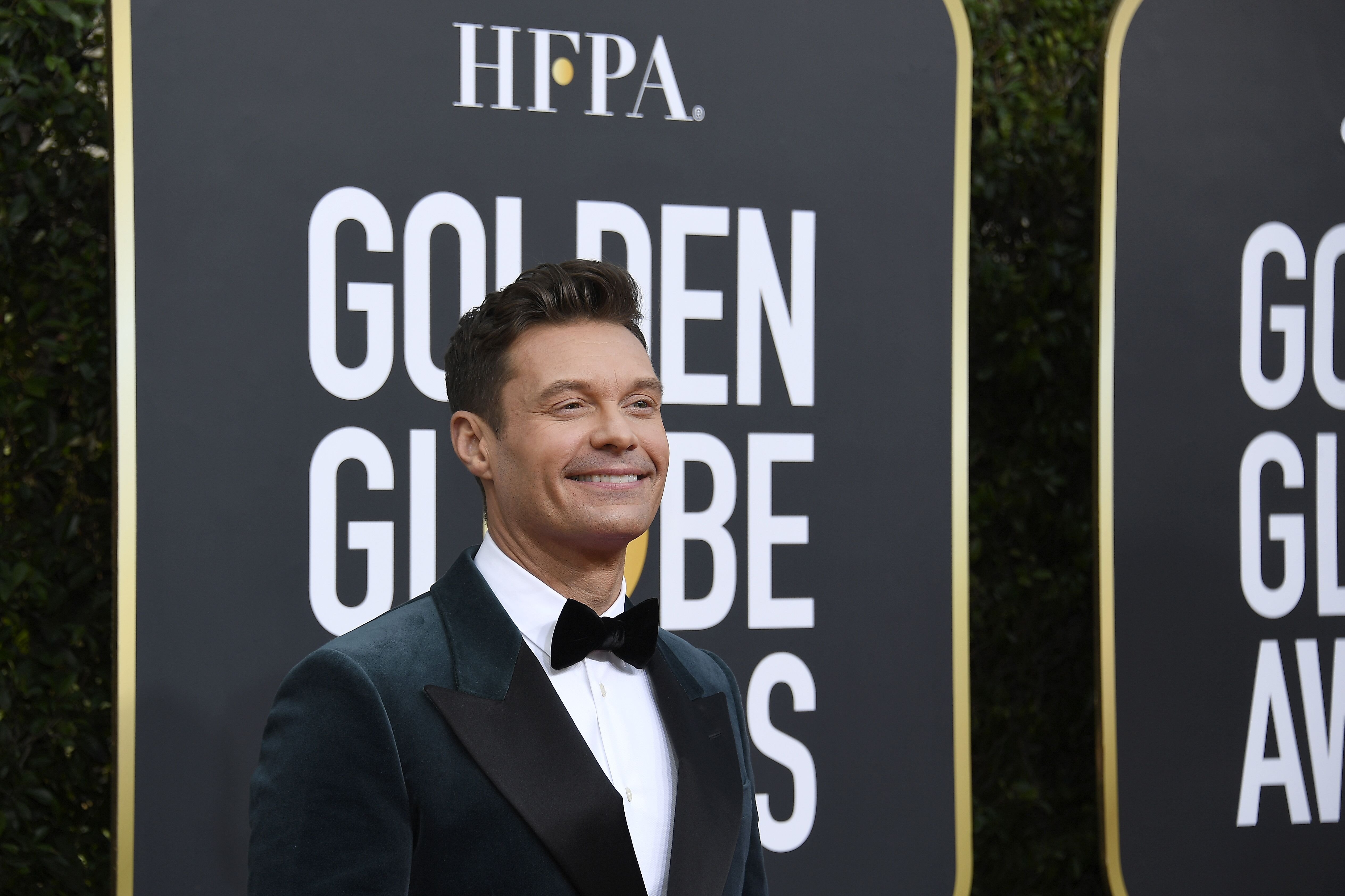 Ryan Seacrest arrives to the 77th Annual Golden Globe Awards held at the Beverly Hilton Hotel on January 5, 2020. | Source: Getty Images