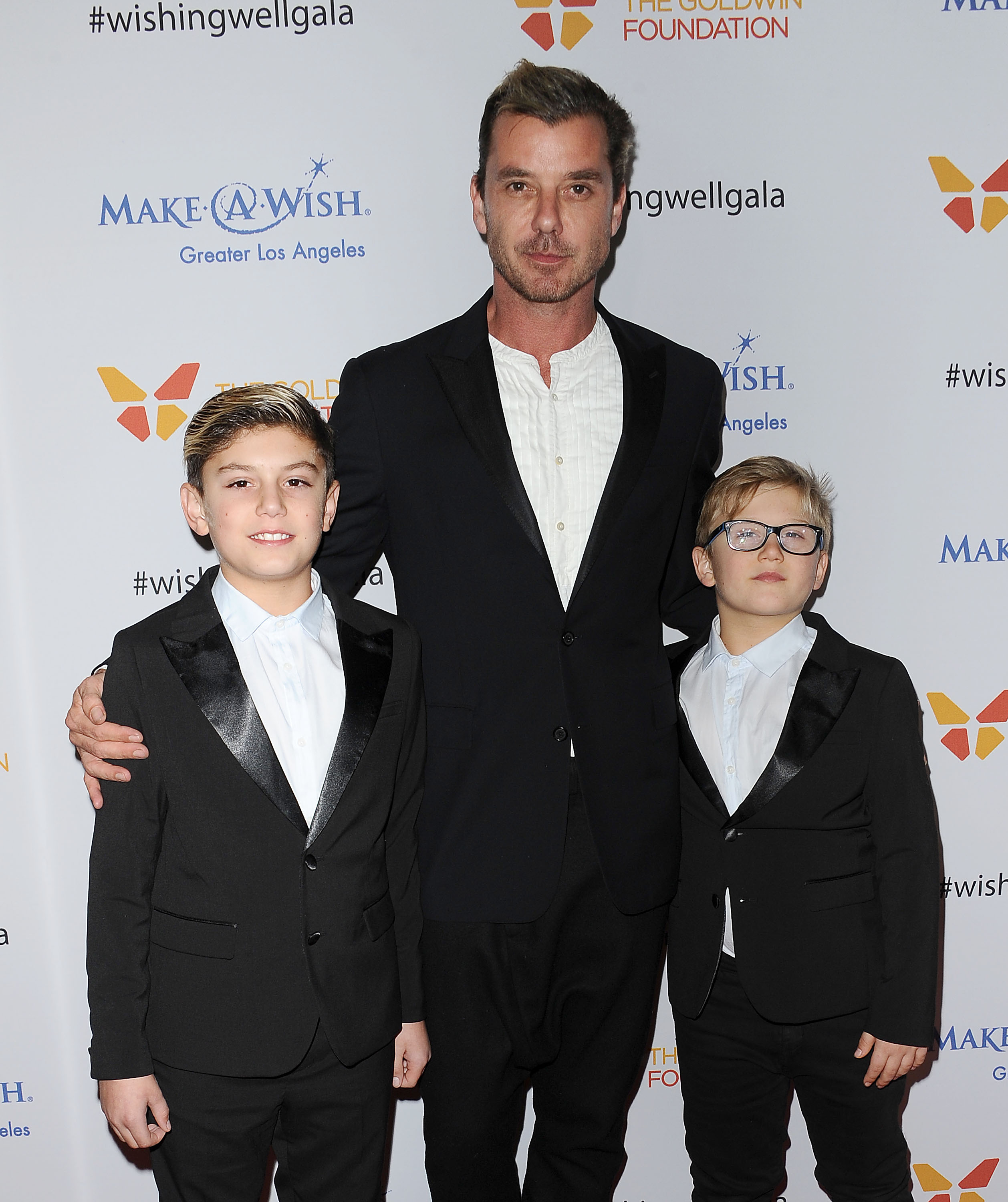 Kingston, Gavin, and Zuma Rossdale attend the 4th annual Wishing Well winter gala on December 7, 2016 in Los Angeles, California | Source: Getty Images