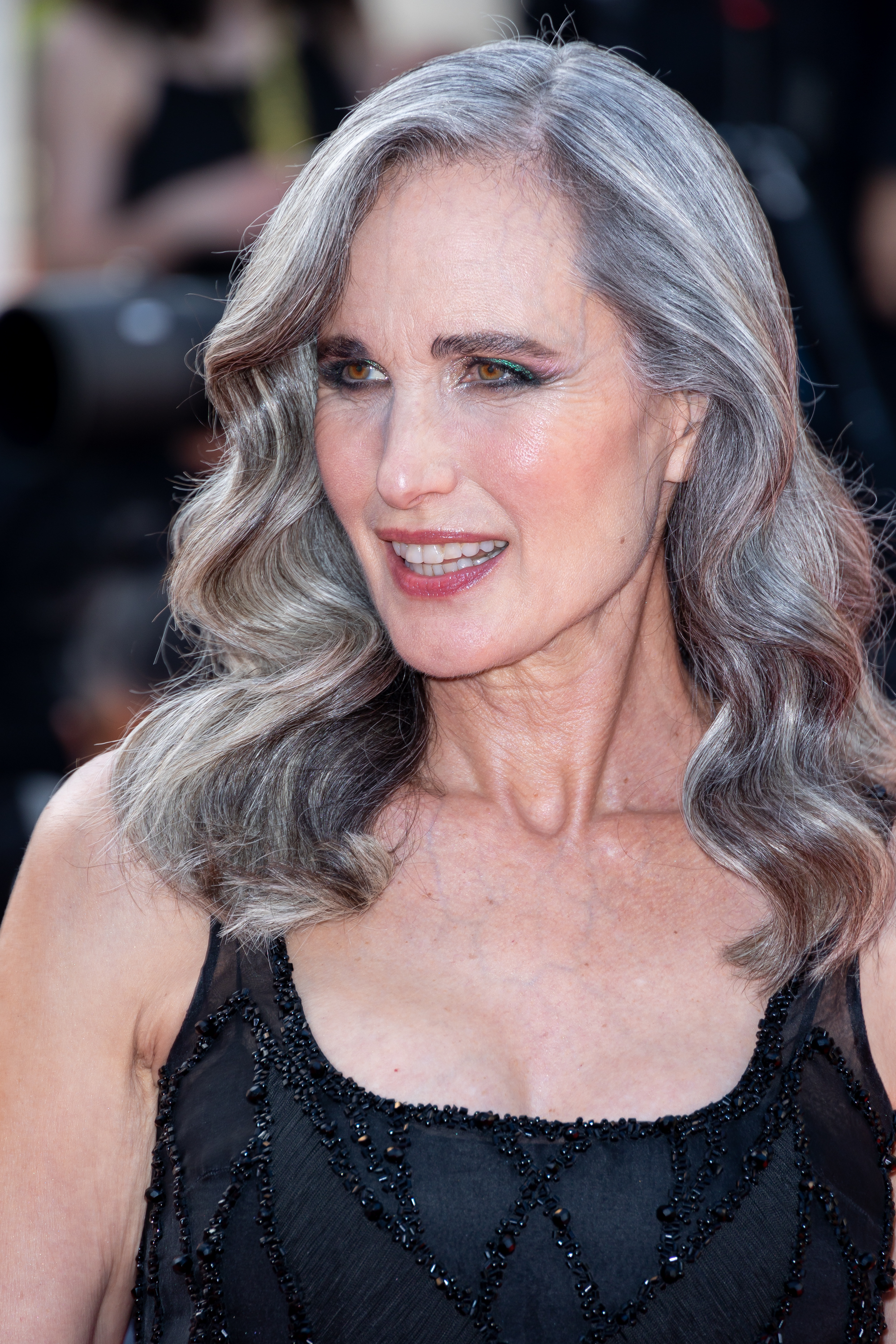 Andie MacDowell at the 76th Annual Cannes Film Festival in Cannes, France on May 26, 2023 | Source: Getty Images