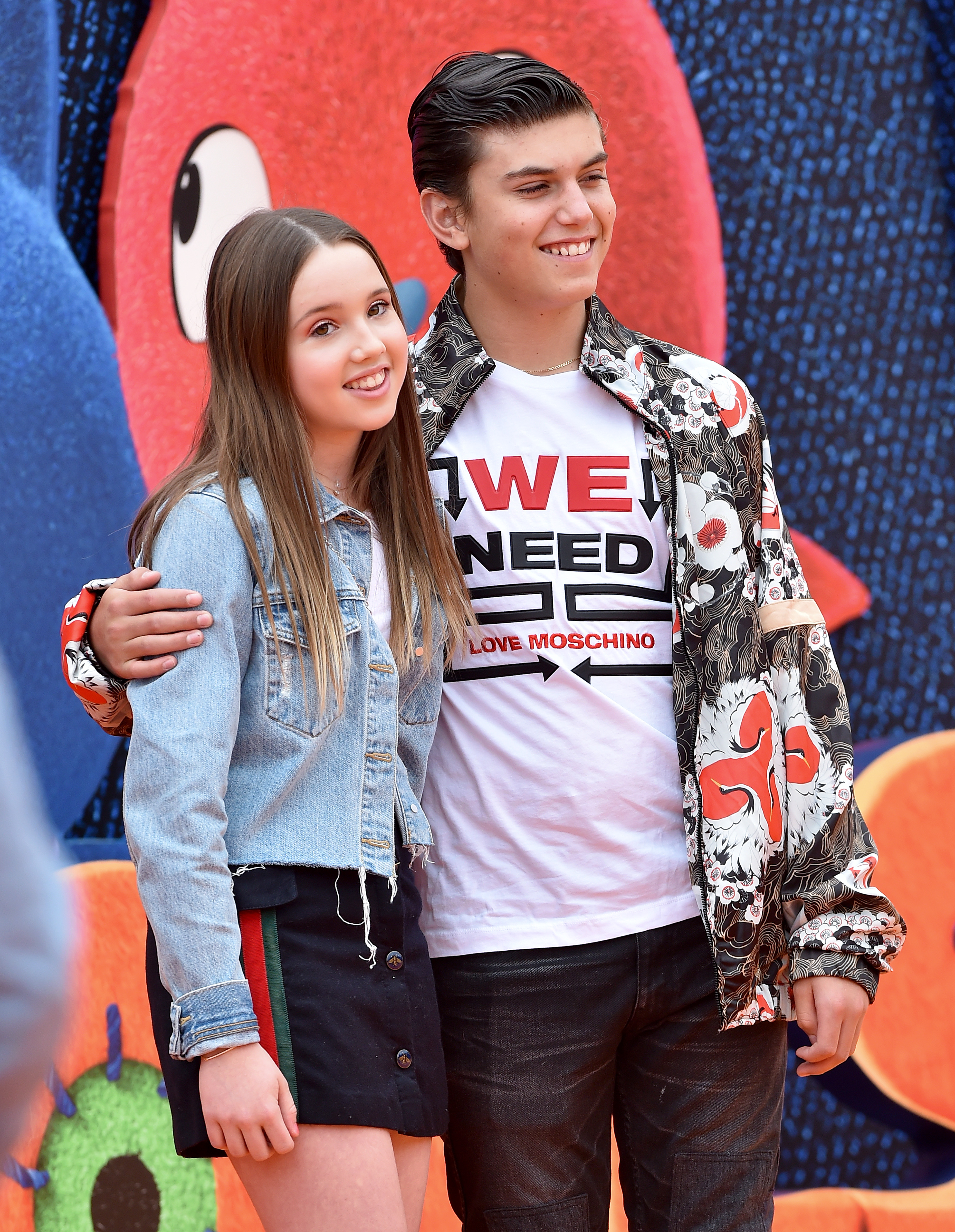 Lola Albert and Kingston Rossdale at the premiere of "UglyDolls" in Los Angeles, California on April 27, 2019 | Source: Getty Images