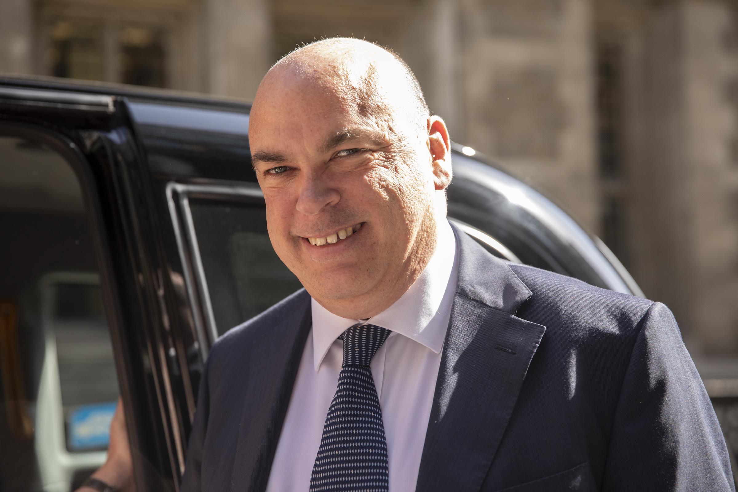 Mike Lynch spotted leaving the Rolls Building on June 27, 2019, in London, England. | Source: Getty Images