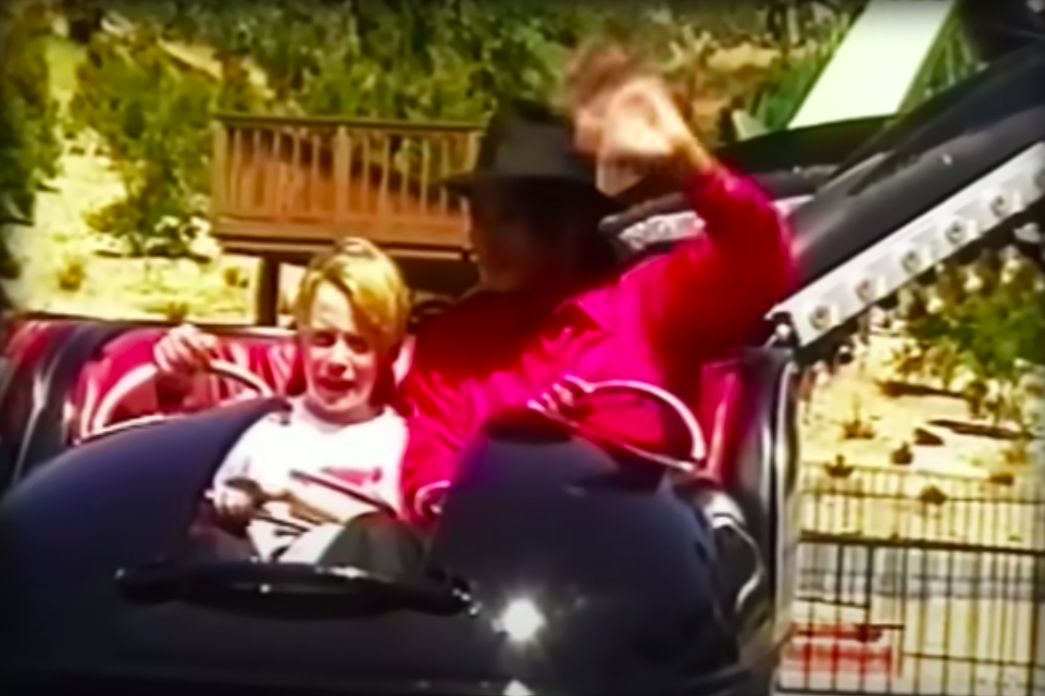 A screenshot of Macaulay Culkin and Michael Jackson at Neverland from a video posted on February 24, 2019 | Source: YouTube/60 Minutes Australia