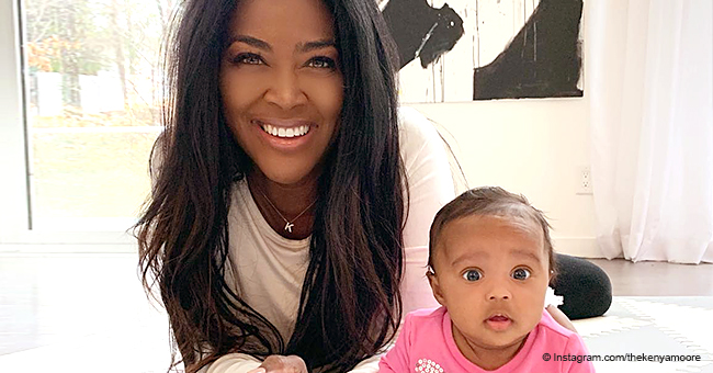 Kenya Moore and Her 'Little Doll Baby Love' Pose in Lovely Picture, Showing How Much They Look Alike