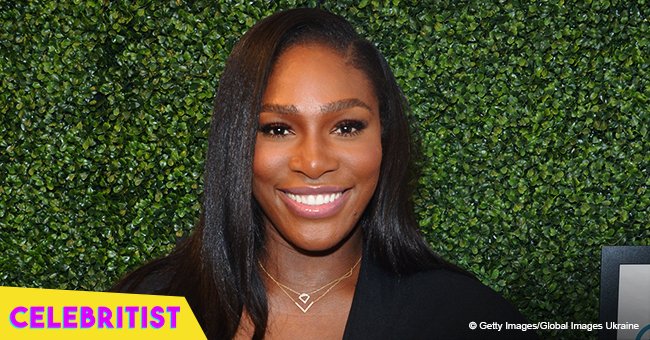 Serena Williams' daughter Olympia 'need to sleep' in new photo with mommy in the background