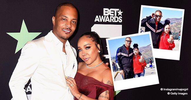 TI & Wife Tiny Harris Cuddle up to Each Other as They Go on a Date in ...