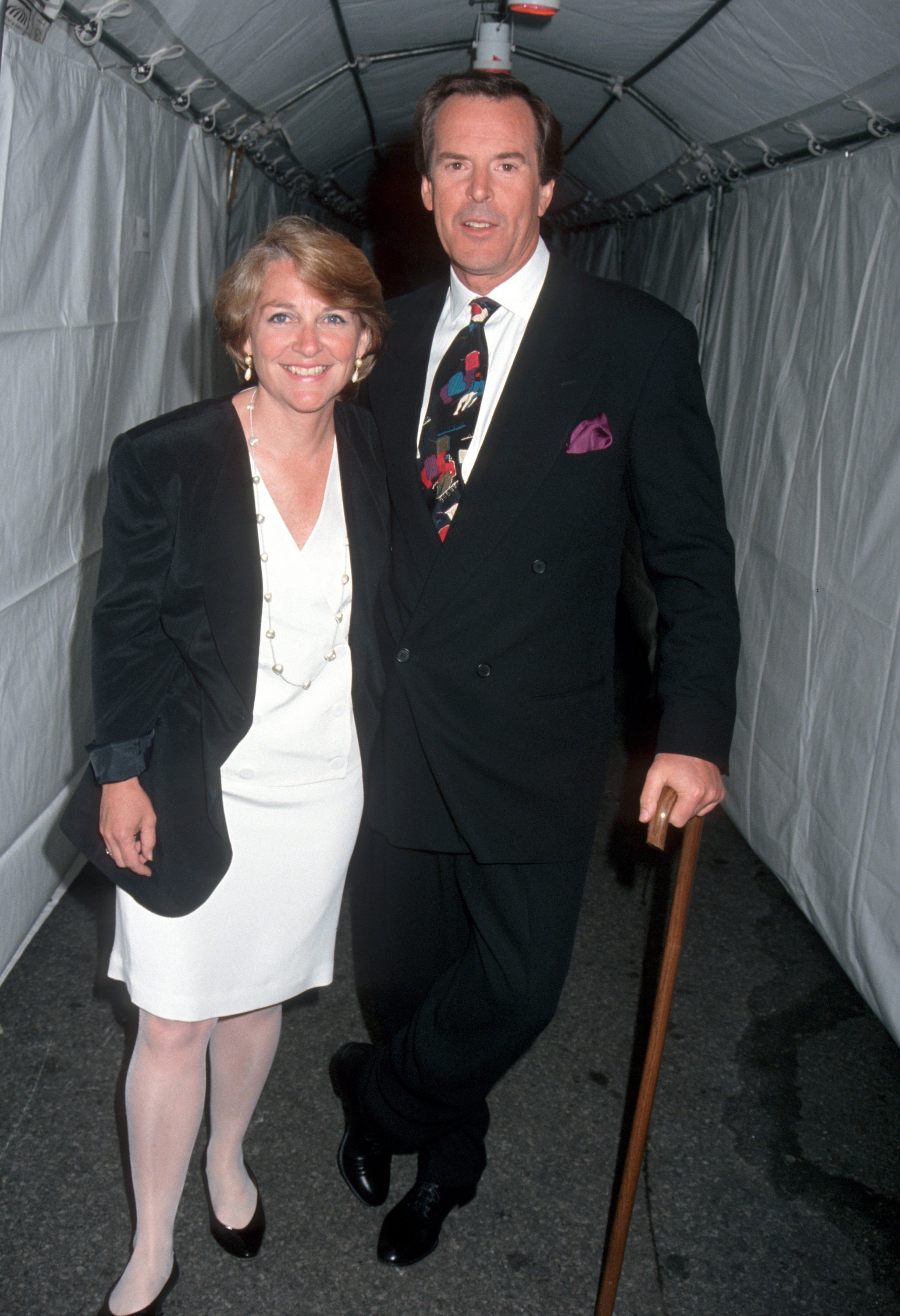 Kati Marton and Peter Jennings during The CORO Foundation Honors Meredith Brokaw at Tavern on the Green in New York City, New York | Source: Getty Images