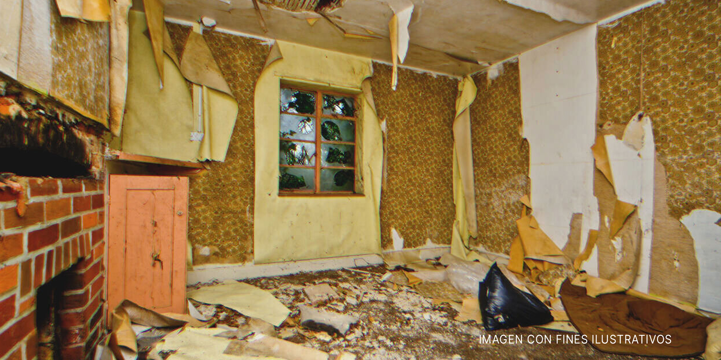 Interior de una vivienda en ruinas. | Foto: Shutterstock