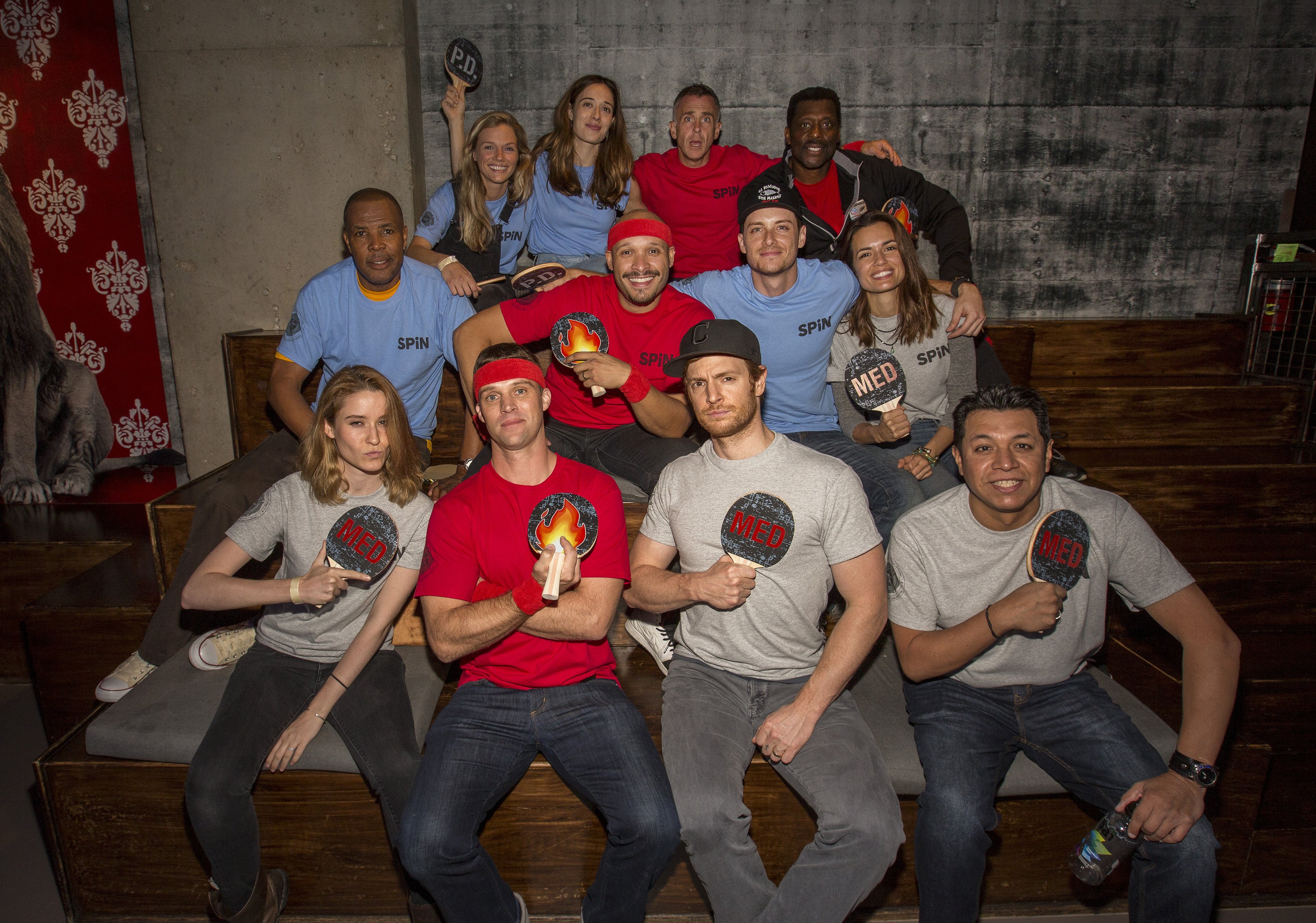 Actors during the 2018 Cast Paddle Battle between the Chicago PD vs Chicago Fire vs Chicago Med on September 30, 2018 in Chicago. | Source: Getty Images