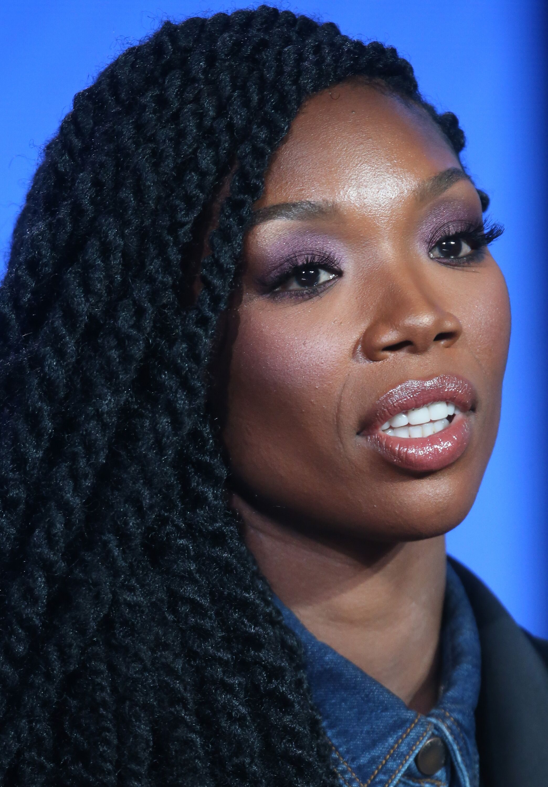Actress Brandy Norwood speaks onstage during the BET-Zoe Ever After panel as part of the Viacom portion of This is Cable 2016 Television Critics Association Press Tour at Langham Hotel | Photo: Getty Images