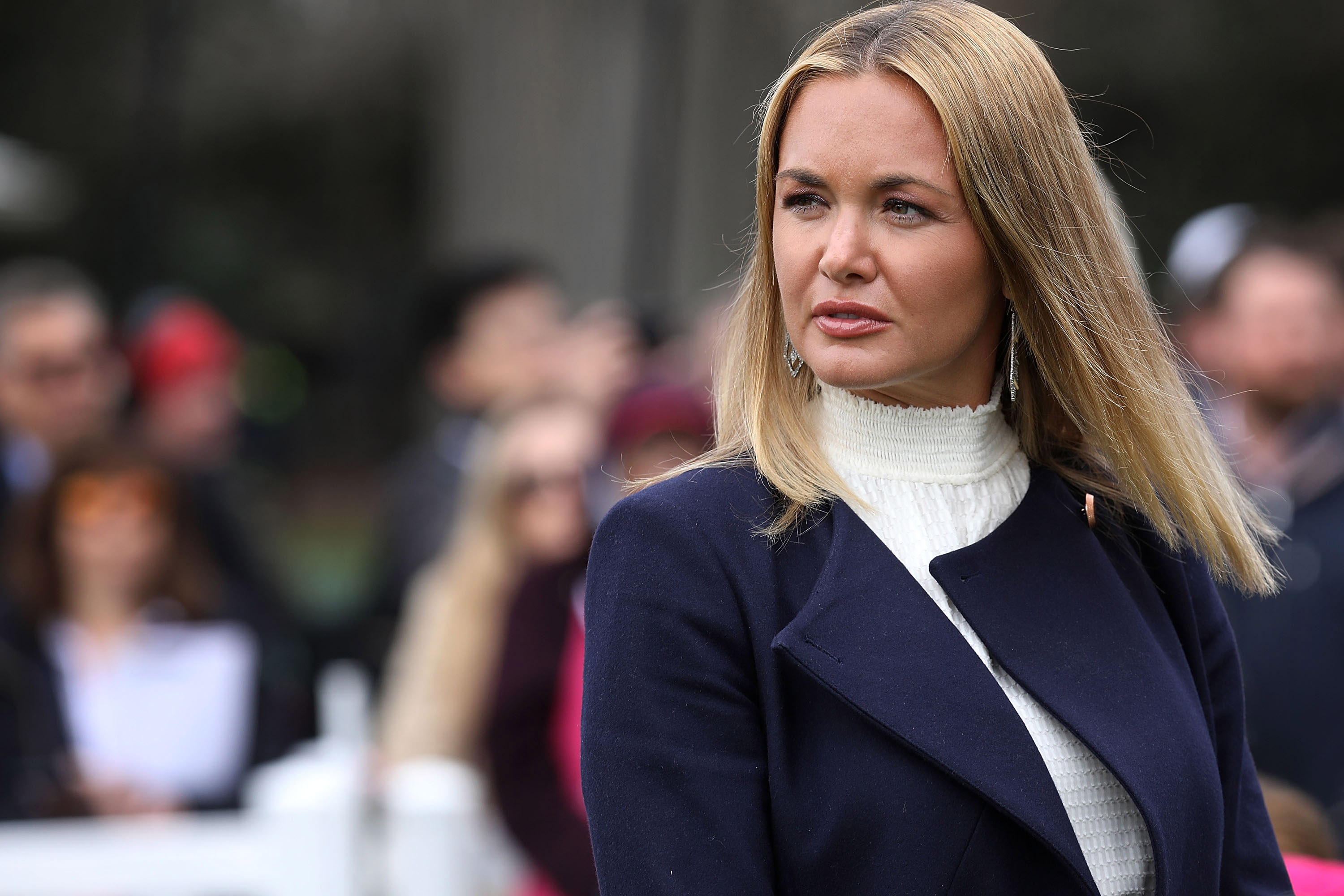 Vanessa Trump attends the 140th annual Easter Egg Roll on the South Lawn of the White House April 2, 2018 in Washington, DC. | Source: Getty Images