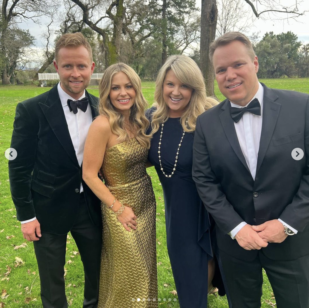 Candace Cameron Bure and other guests during Lev Bure's wedding ceremony, dated January 2024 | Source: Instagram/SheleneBryan
